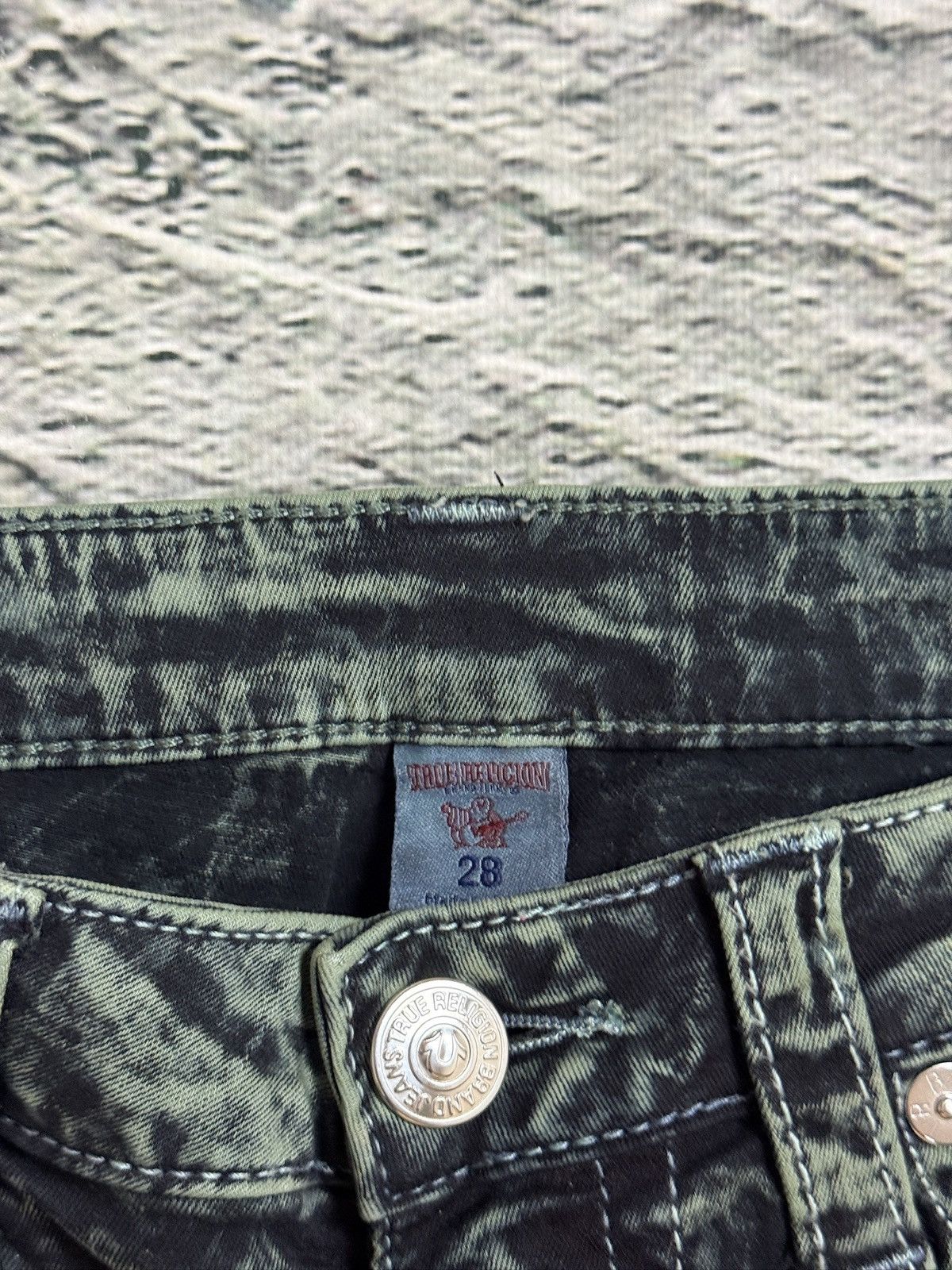 True Religion True Religion jeans skinny marble camo khaki green Size US 28 / EU 44 - 10 Thumbnail
