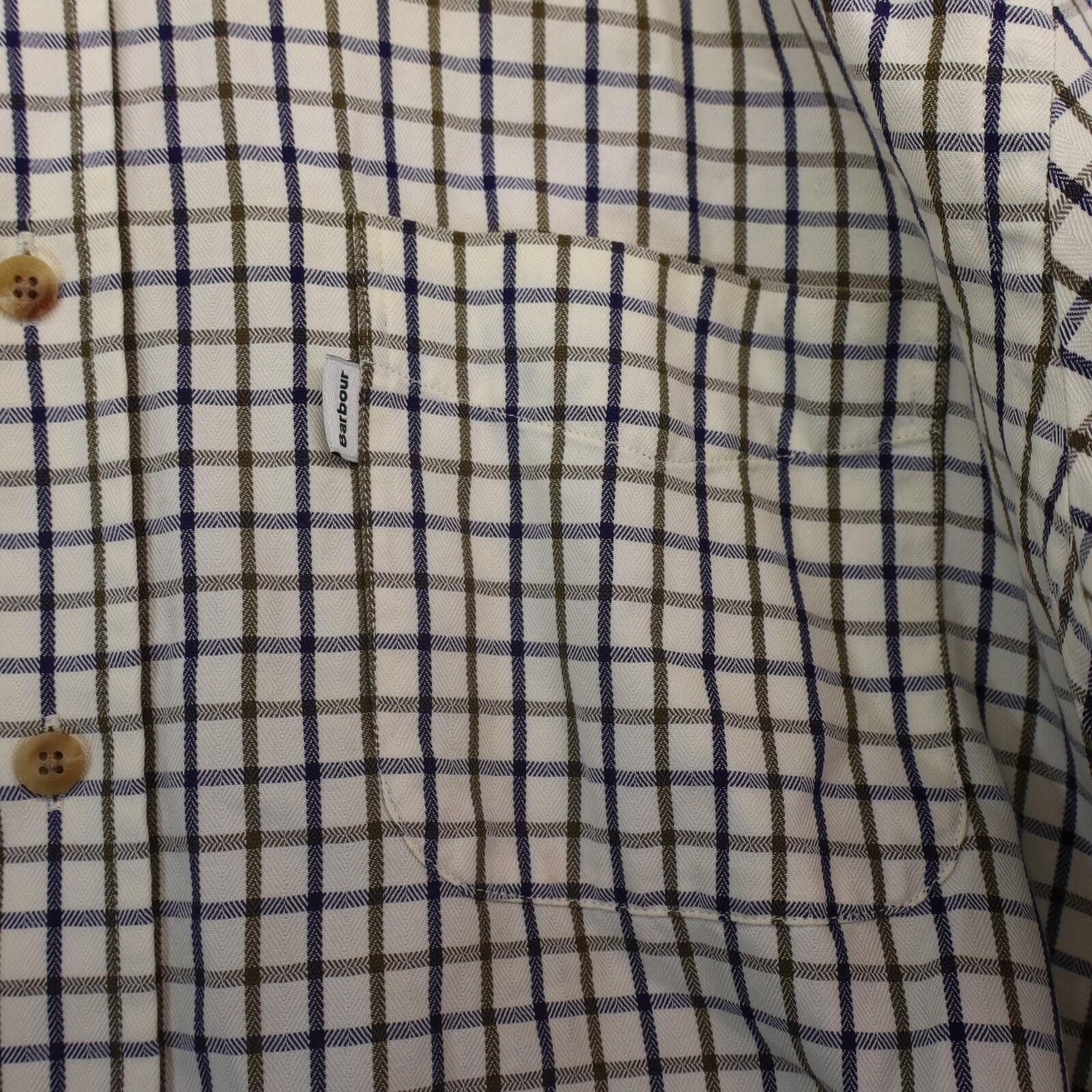 Barbour Barbour Plaid Long Sleeve Button Down Shirt Large Beige Prep Size US L / EU 52-54 / 3 - 3 Thumbnail