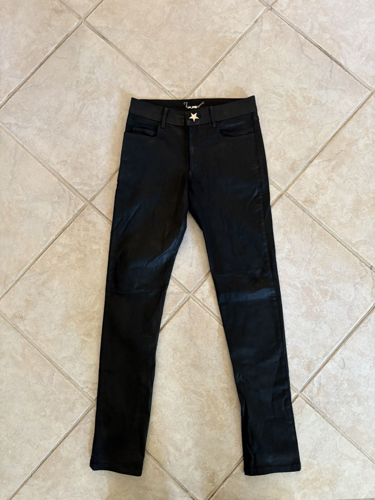 Destroy Lonely Waxed Denim jeans @Purehotboy / @Afterlifeinparis Size US 32 / EU 48 - 2 Thumbnail