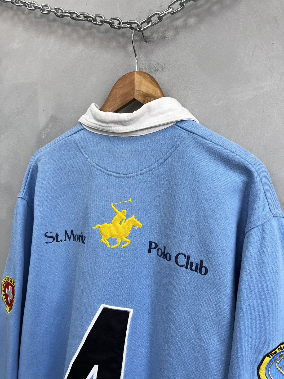 Polo Ralph Lauren Polo St. Morritz Polo Club jersey swiss long sleeve Size US M / EU 48-50 / 2 - 12 Thumbnail