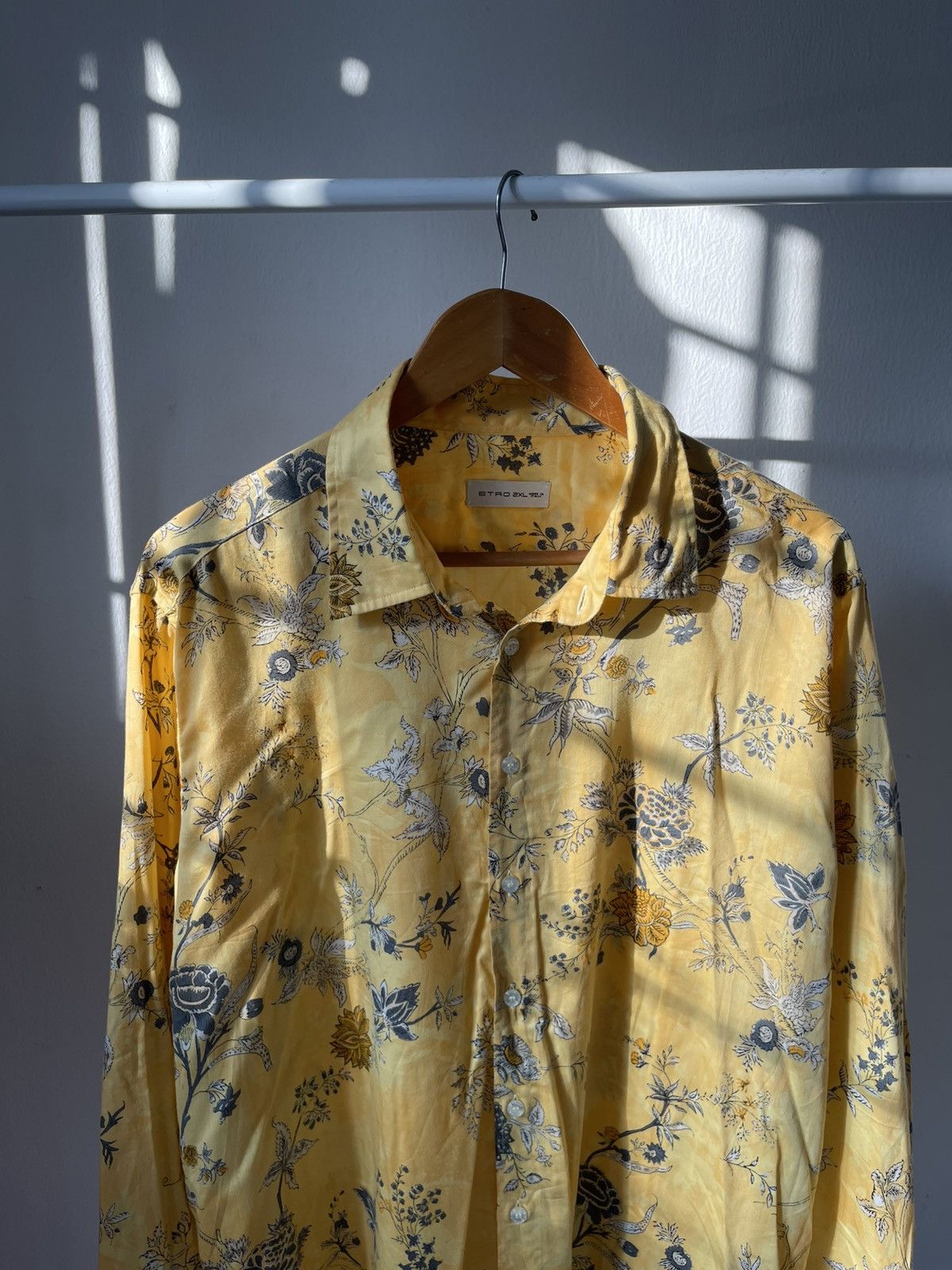 Etro Etro Flower Pattern Shirt Size US XL / EU 56 / 4 - 3 Thumbnail