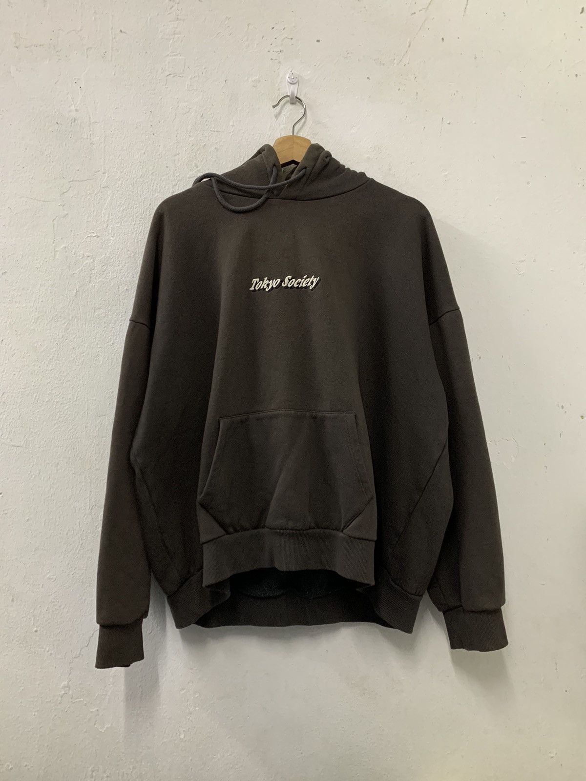 Japanese Brand WEGO TOKYO SOCIETY HOODIE BIG BACK PRINT Size L / US 10 / IT 46 - 1 Thumbnail