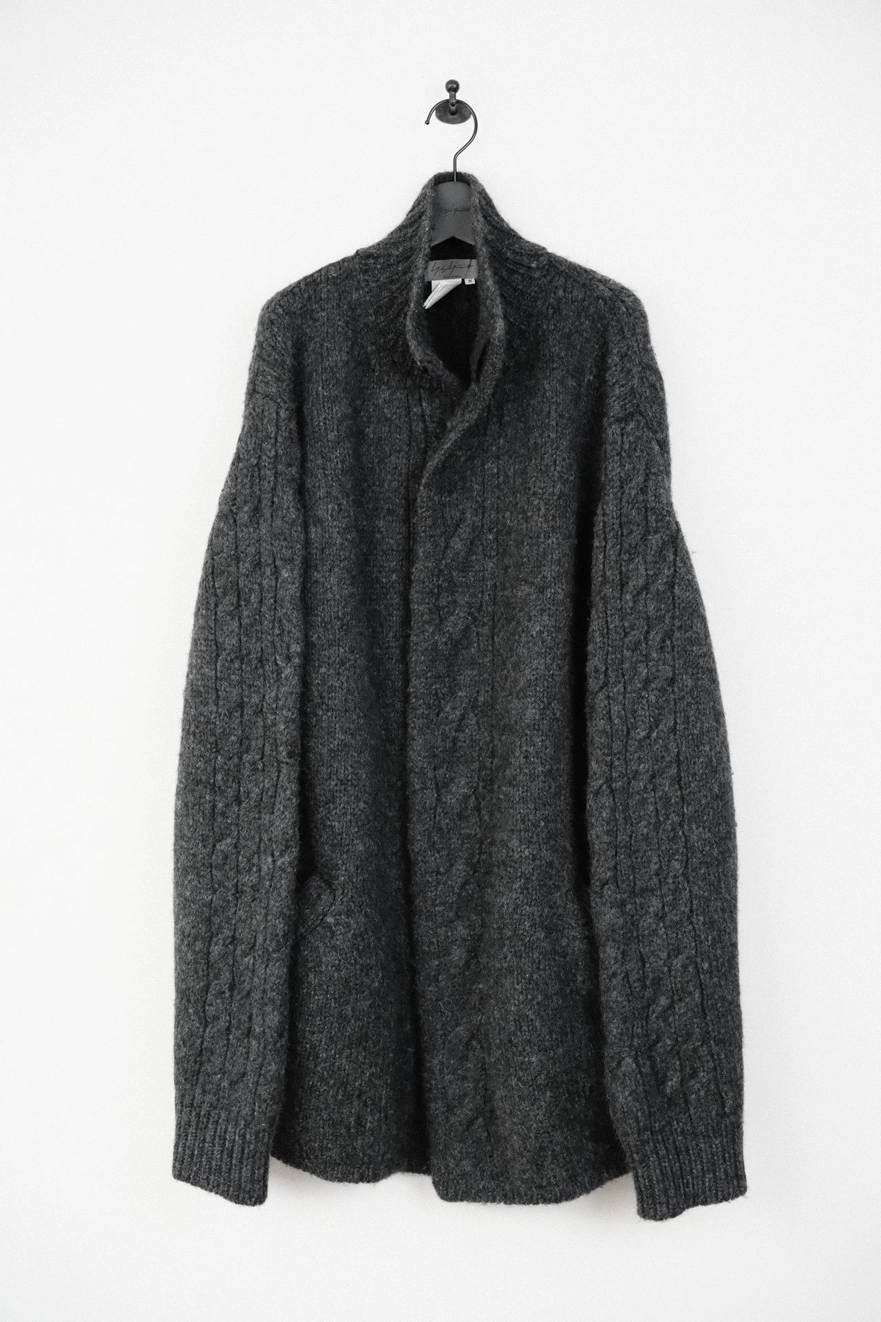 Yohji Yamamoto Yohji Yamamoto 99aw Musician High Neck Alpaca Cardi M Size US M / EU 48-50 / 2 - 3 Thumbnail