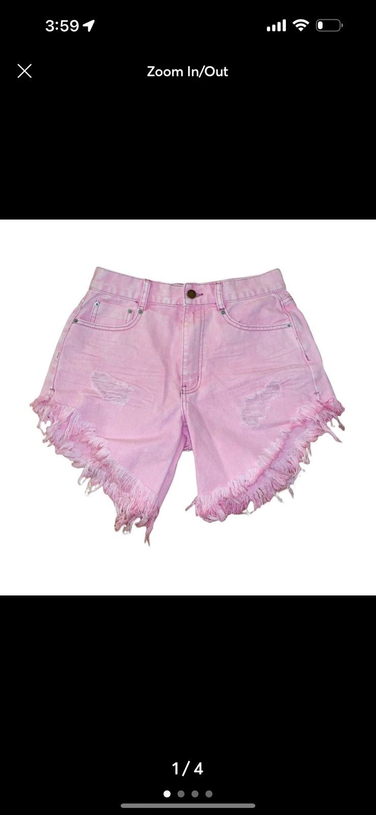 Urban Outfitters urban outfitters BDG pink shorts Size 25" / US 0 / IT 36 - 1 Thumbnail
