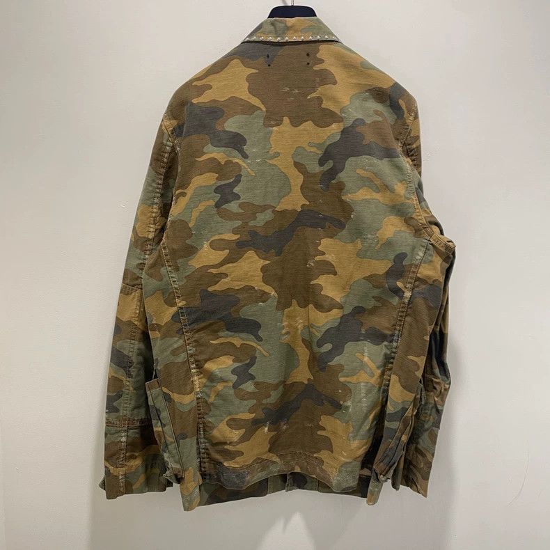 Amiri Amiri Camouflage rivet button shirt jacket 2501-Nextarrow Size US M / EU 48-50 / 2 - 2 Thumbnail