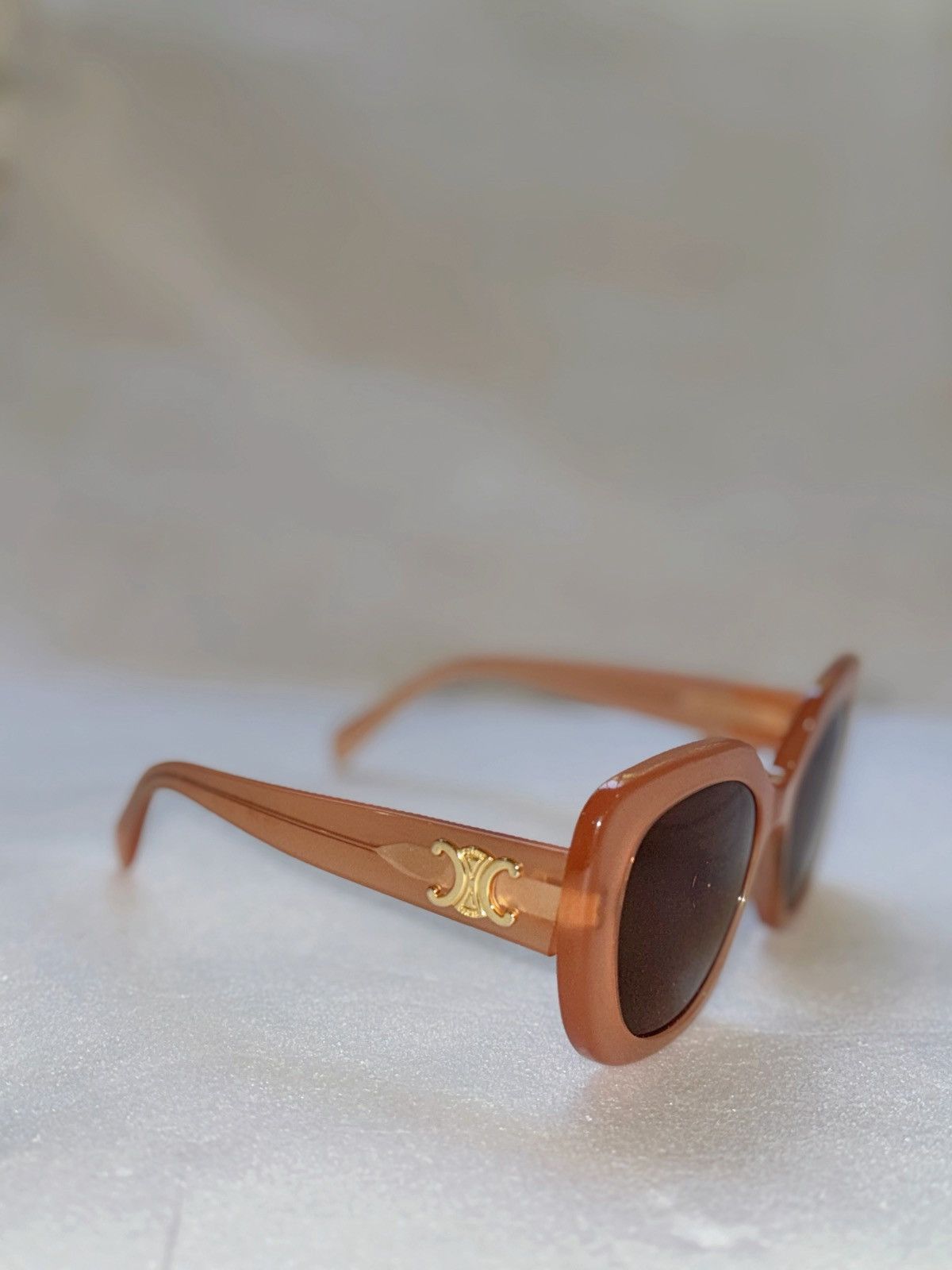 Celine Triomphe Acetate Butterfly Sunglasses - Pink Size ONE SIZE - 1 Thumbnail