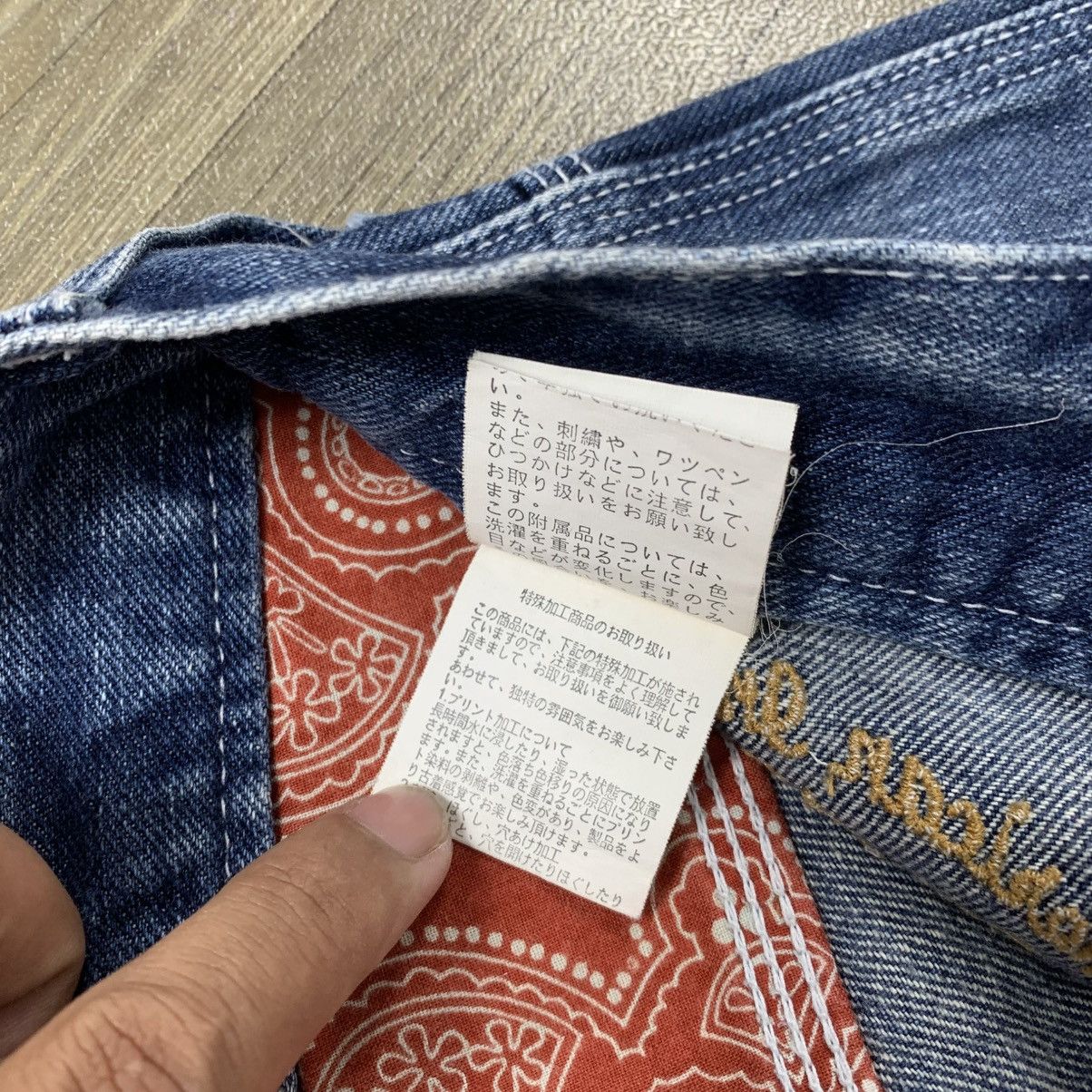 14th Addiction × If Six Was Nine × Japanese Brand Mind Of USA Patchwork Boro Distressed Double Knee Pants Size US 33 - 8 Thumbnail