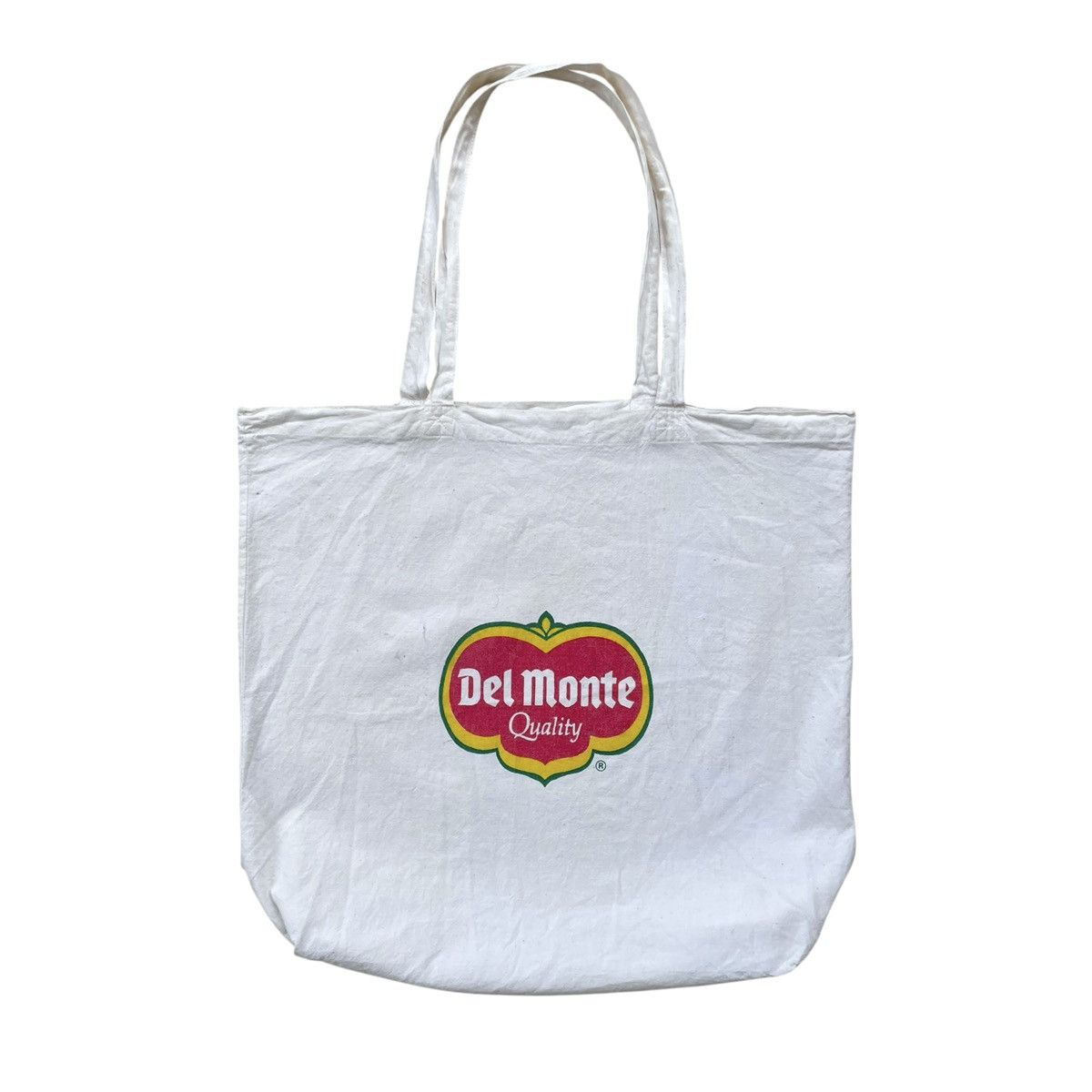 Vintage Del Monte Food USA Logo Promo Canvas Tote Bag Size ONE SIZE - 1 Thumbnail