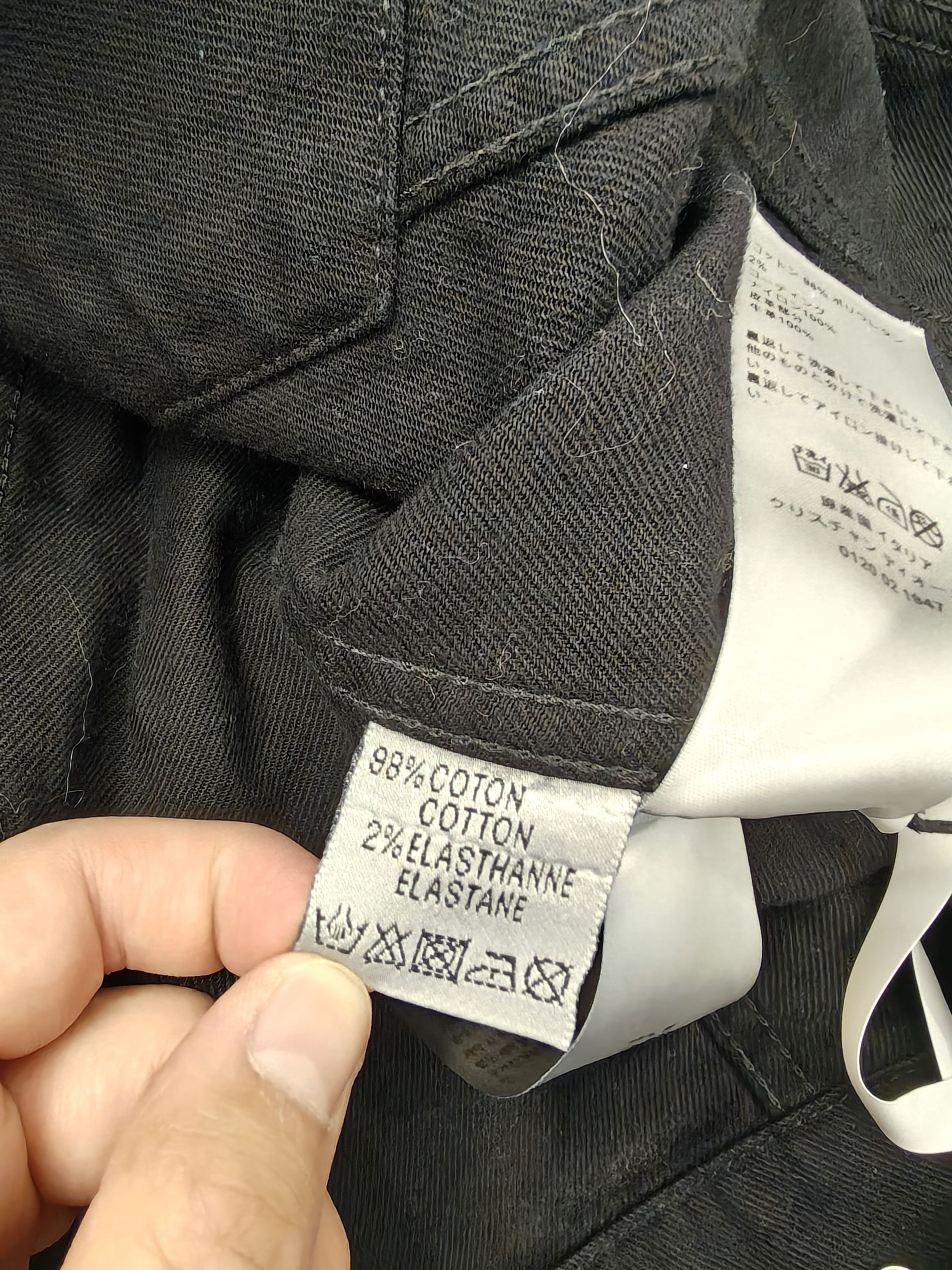 Dior Dior Homme By Hedi Black Distressed Denim Jacket Size 46 Size US S / EU 44-46 / 1 - 13 Thumbnail