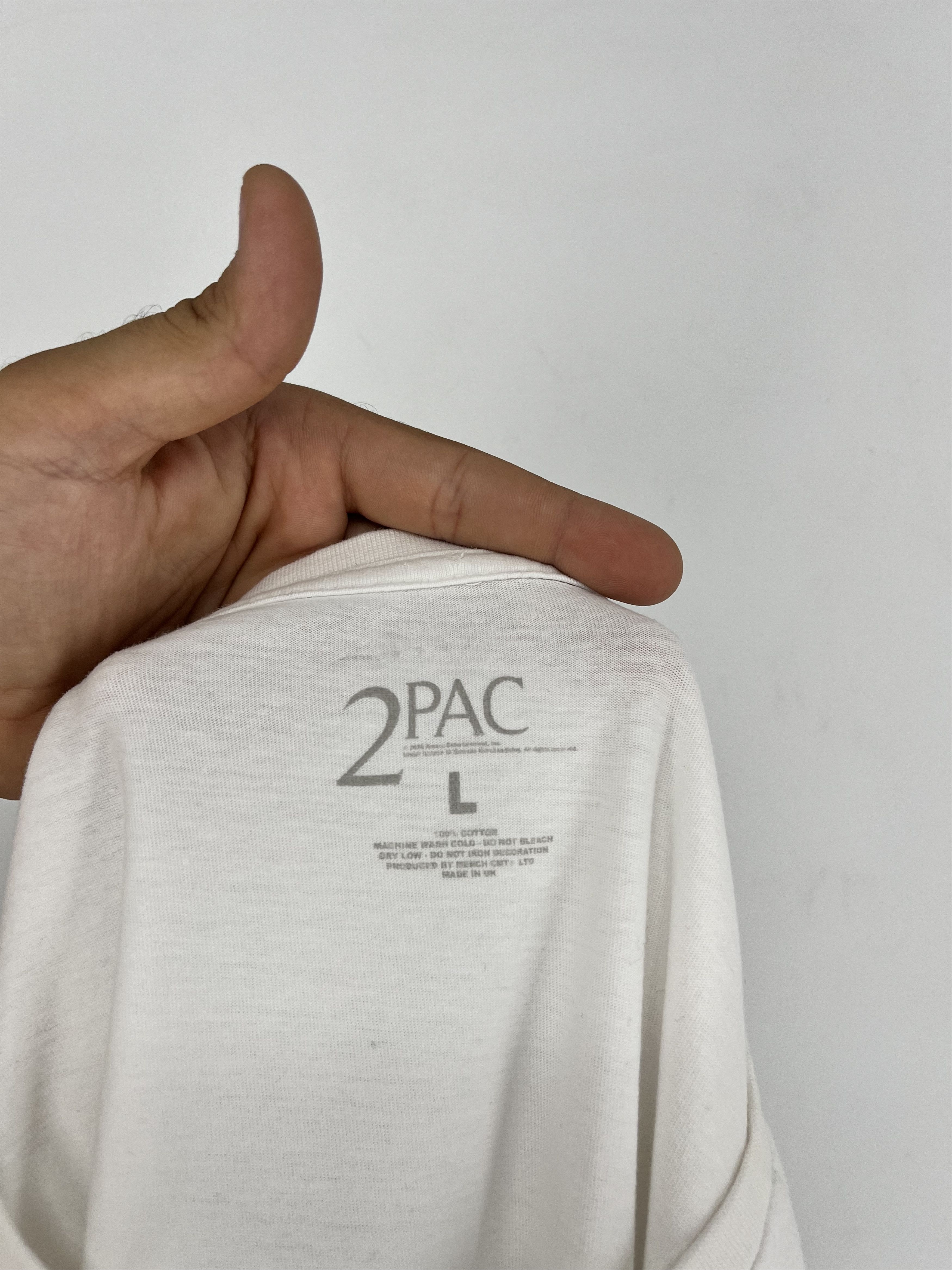 Band Tees × Vintage Vintage Y2K 2PAC Tupac Shakur HipHop Rap Tee Size US L / EU 52-54 / 3 - 7 Thumbnail
