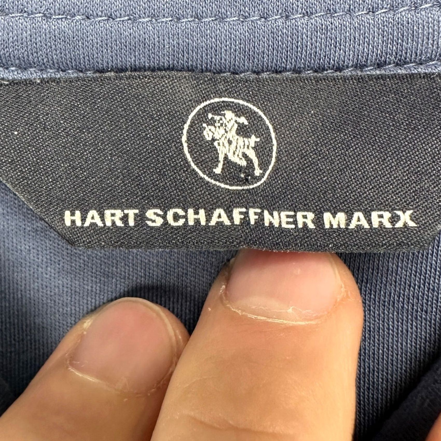 Hart Schaffner Marx Hart Schaffner Marx Shirt Adult Men Small Navy Blue Button Up Long Sleeve Casual Size US S / EU 44-46 / 1 - 4 Thumbnail