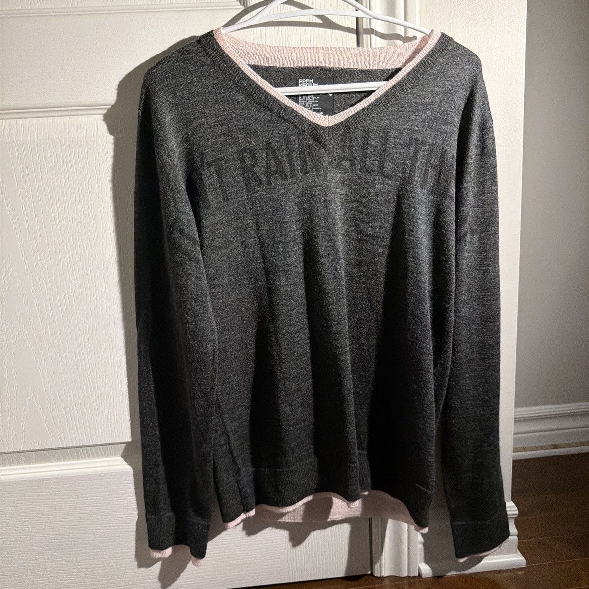 PPFM PPFM Double-Layered V-Neck Long Sleeve Size US M / EU 48-50 / 2 - 1 Thumbnail
