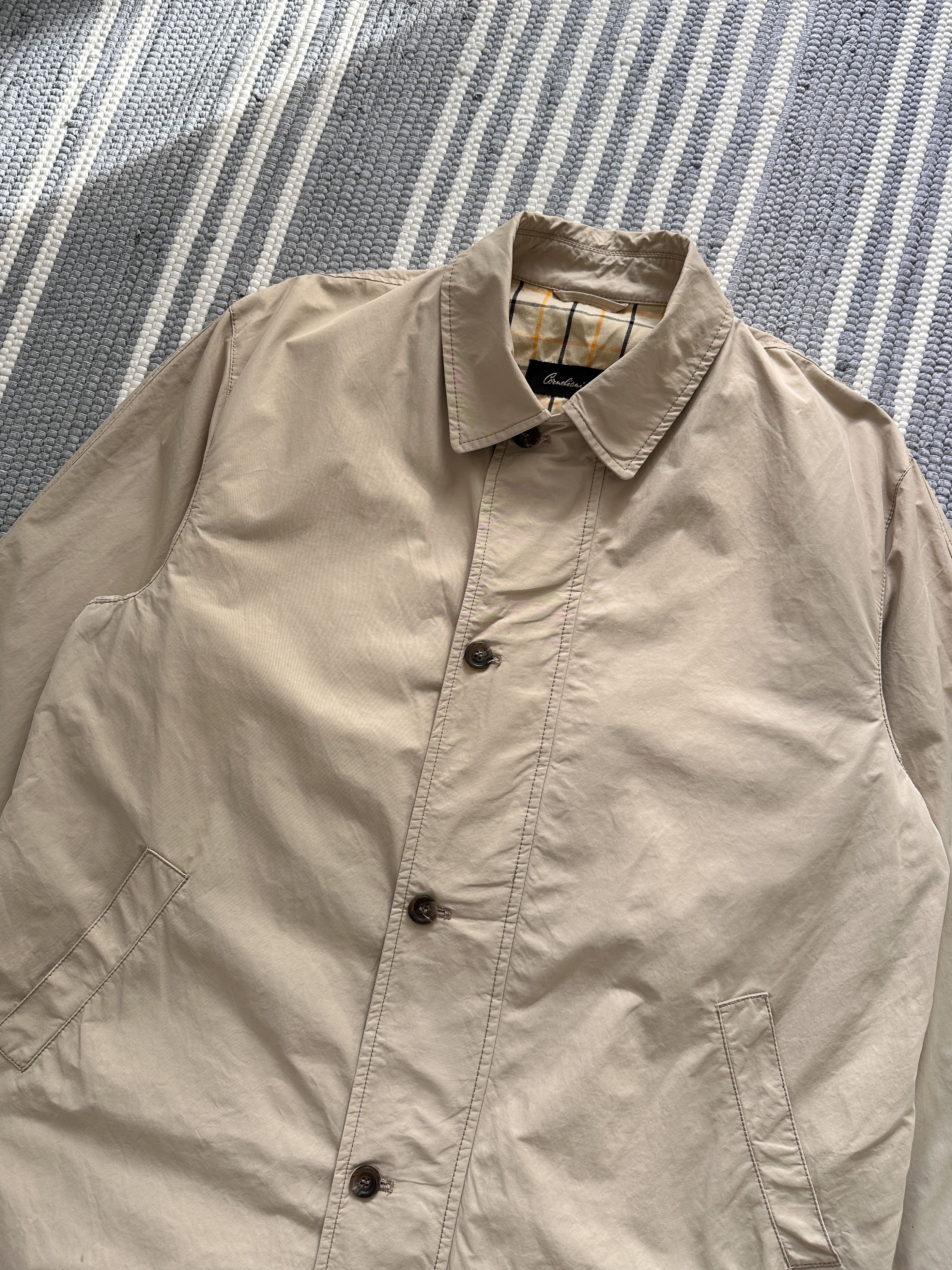 Corneliani Vintage Corneliani Beige Trench Coat Jacket Size US L / EU 52-54 / 3 - 3 Thumbnail