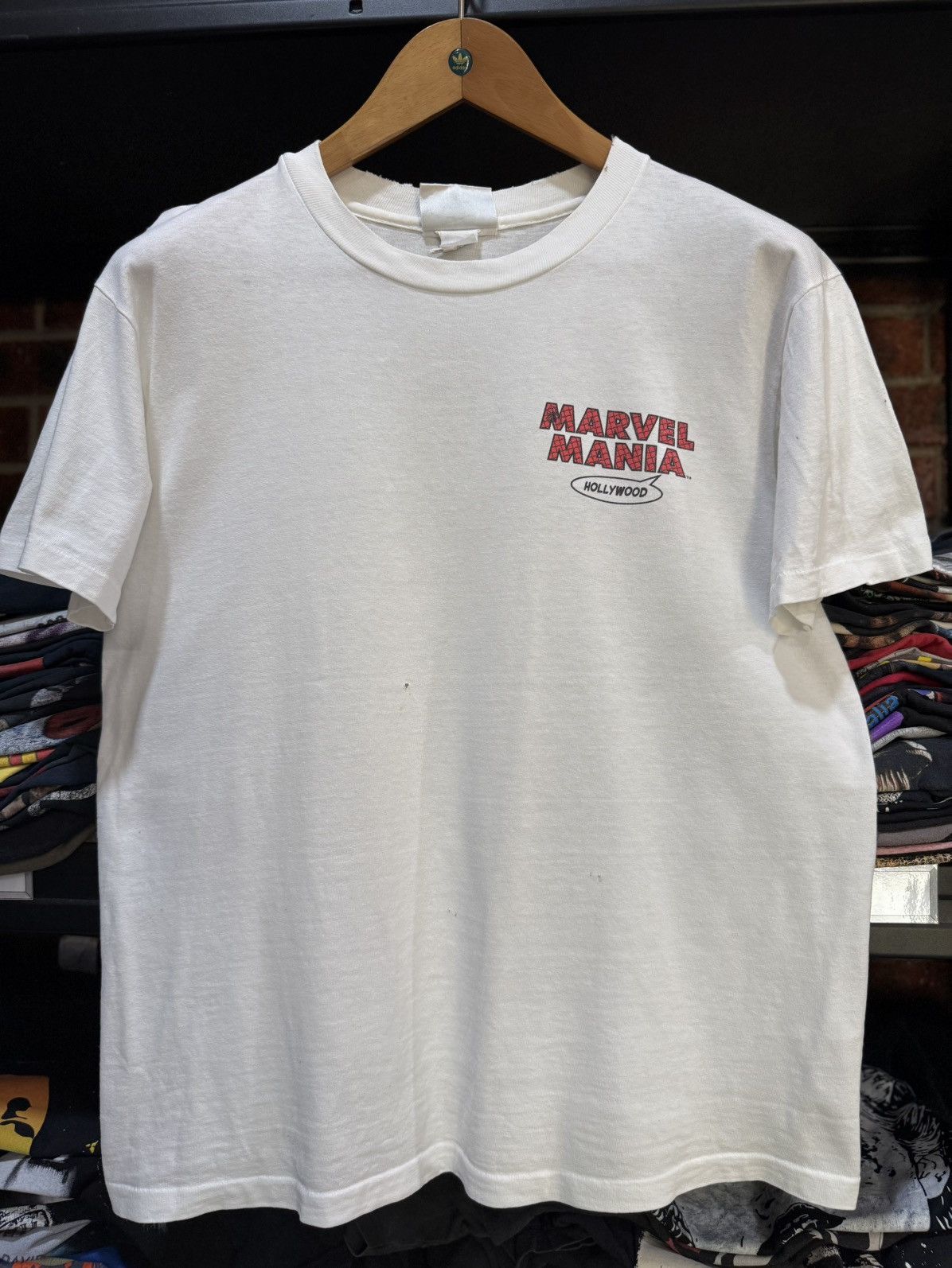Marvel Comics Thrashed Vintage 90s Marvel Mania Universal Studios Tee Size US M / EU 48-50 / 2 - 8 Thumbnail