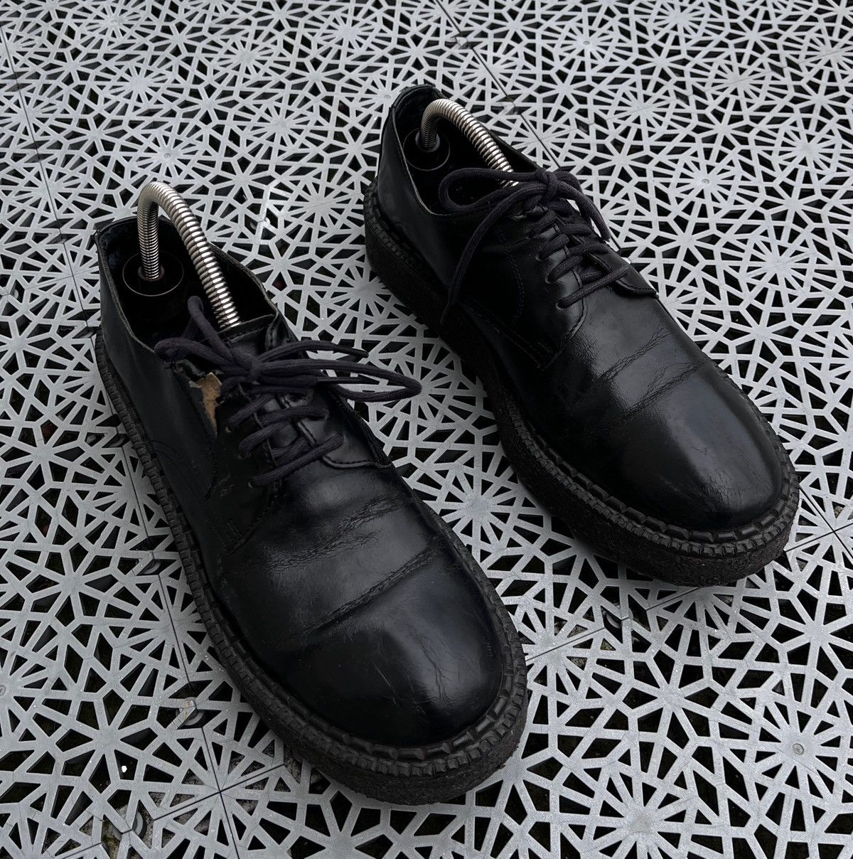 CDG by Comme des Garcons × Comme des Garcons × Comme des Garcons Homme Plus Vintage COMME DES GARCONS Leather Boots Size US 7 / EU 40 - 2 Thumbnail