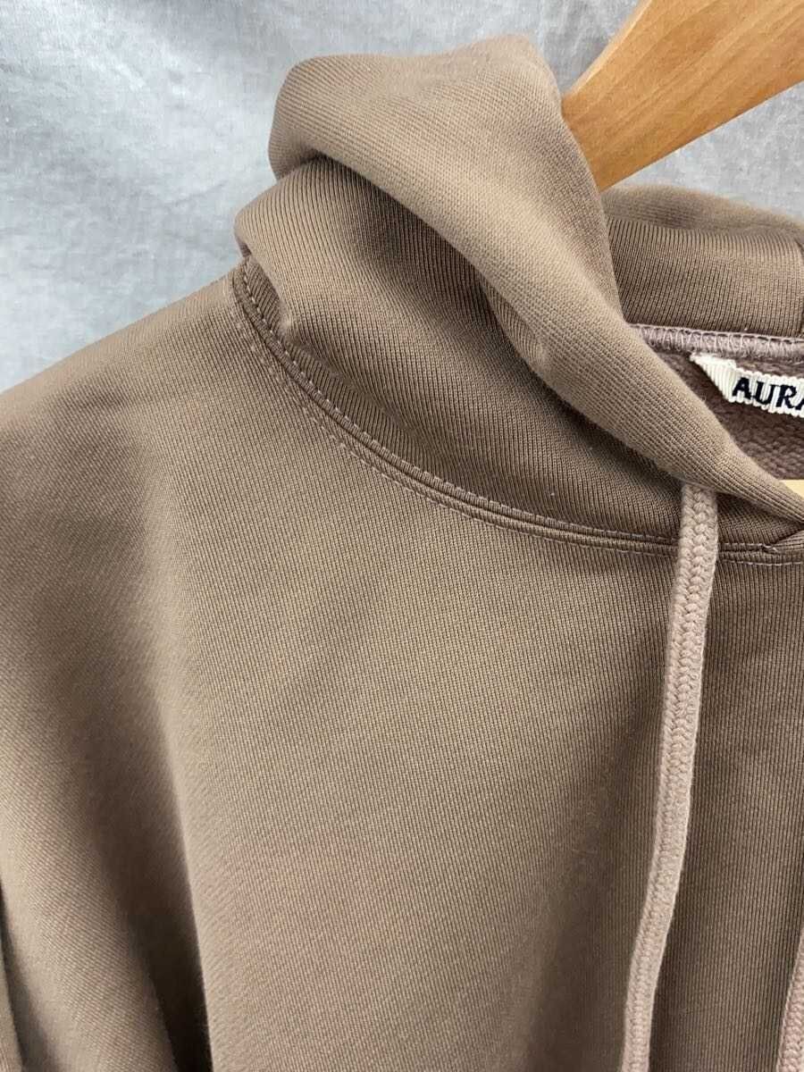 Auralee Brown Cotton Hoodies 19aw Size US XL / EU 56 / 4 - 6 Thumbnail