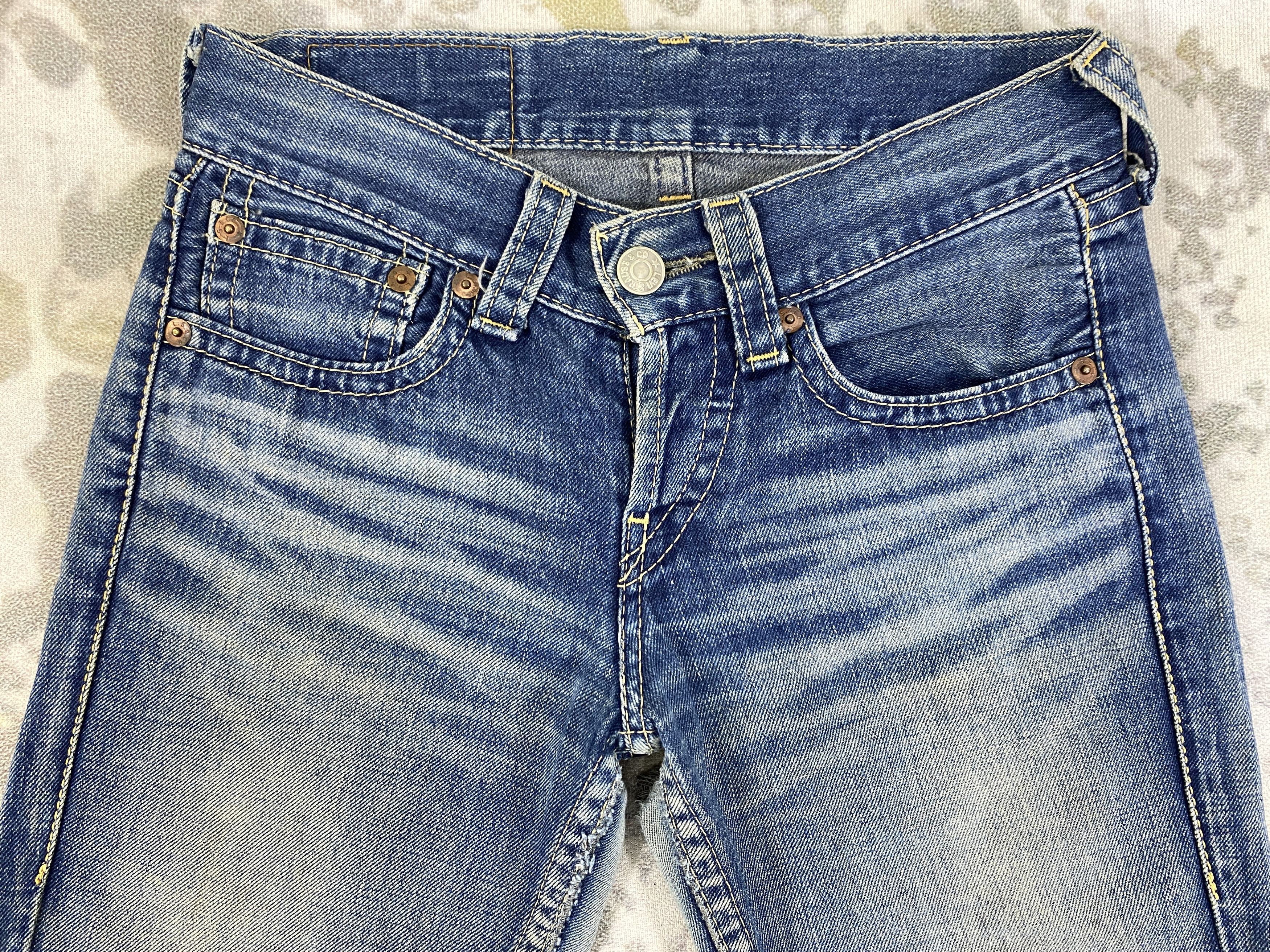 Levi's Dirty Blue Vintage Levi's 927 Flared 31x27 Denim -JN953 Size US 31 - 3 Thumbnail