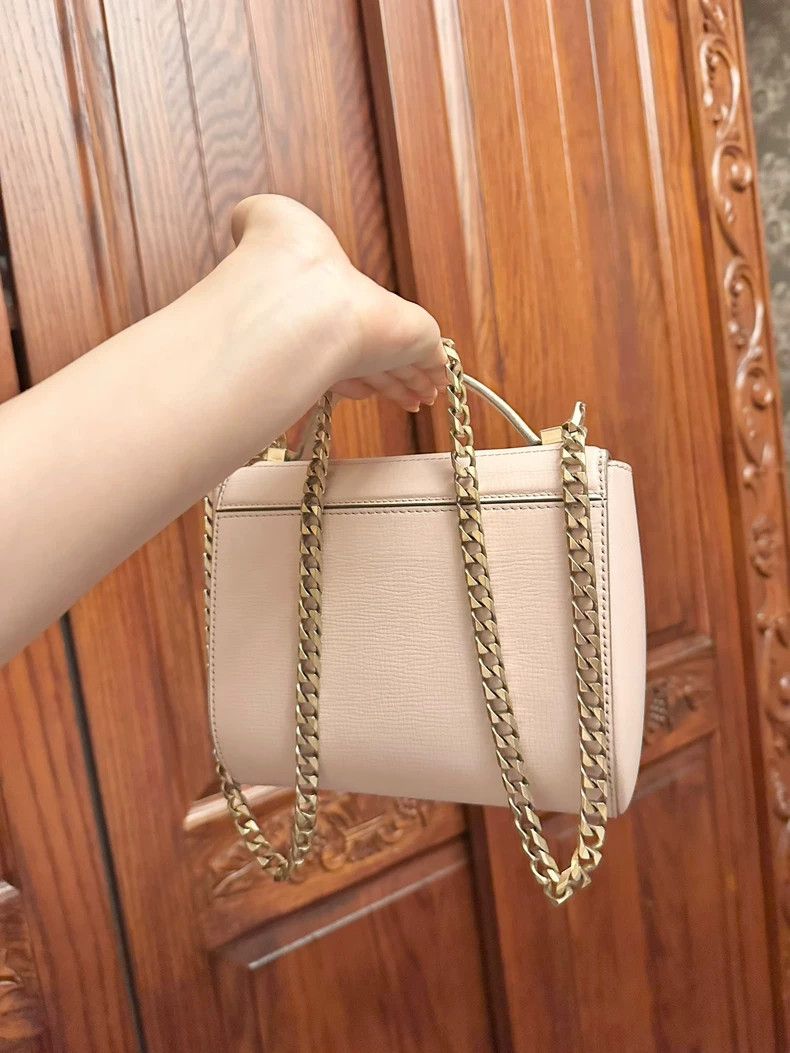 Givenchy Givenchy Women's cowhide handbag with chain strap, Morandi Size ONE SIZE - 3 Thumbnail