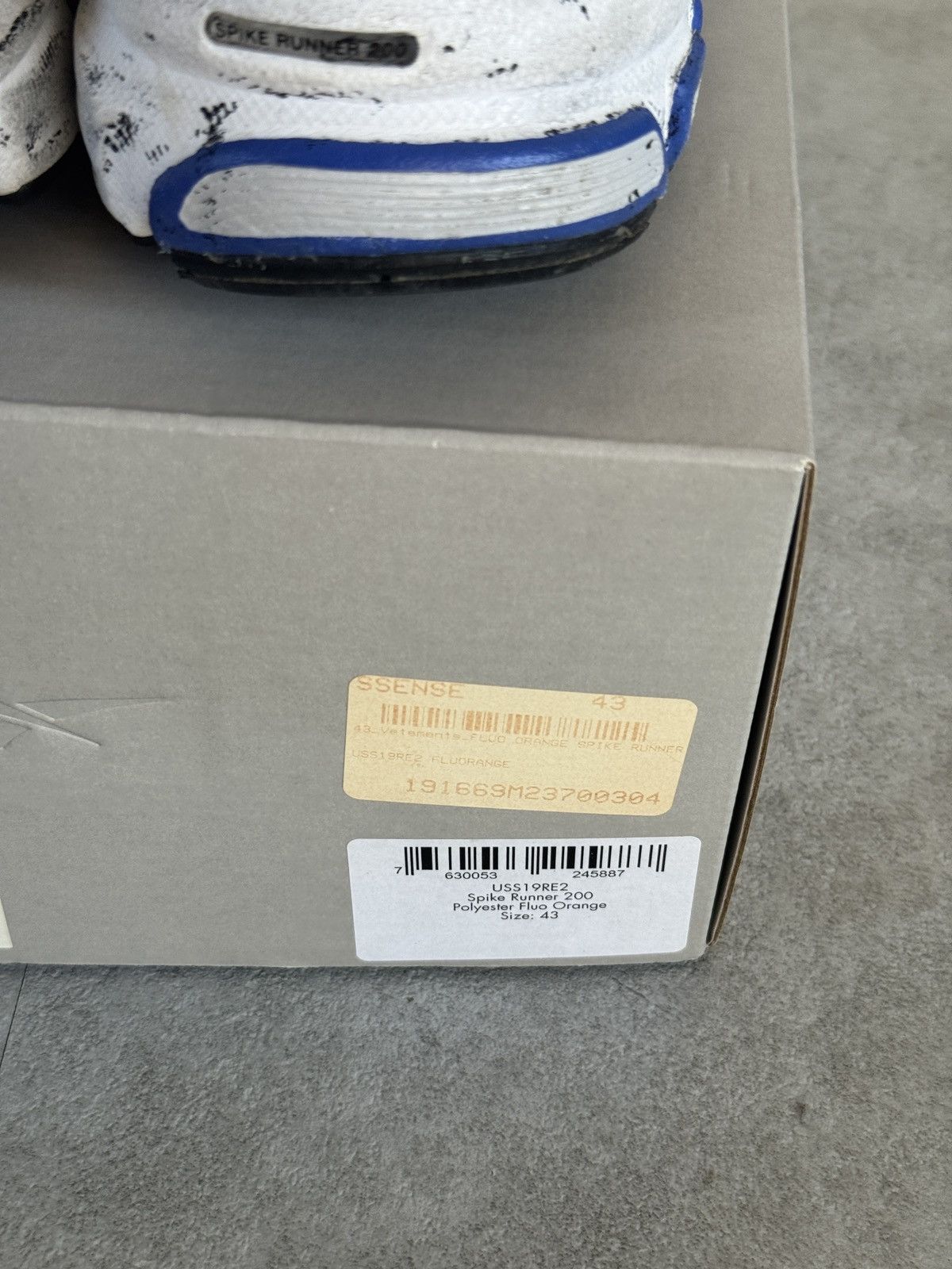 Vetements *RARE* DEMNA VETEMENTS X REEBOK SPIKE RUNNER 200 SNEAKERS Size US 10 / EU 43 - 9 Thumbnail
