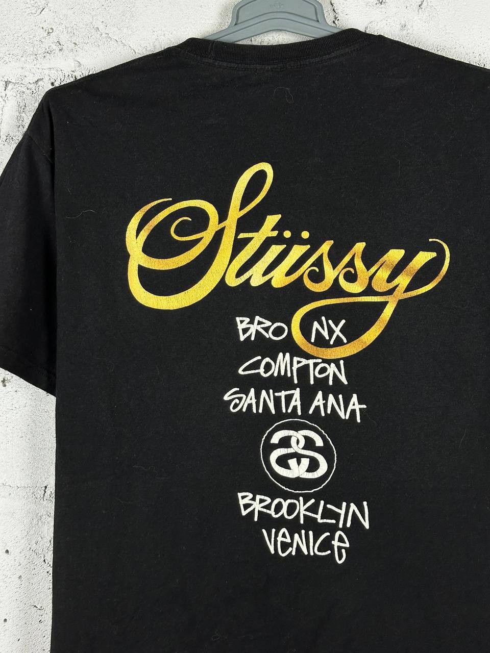 Stussy VINTAGE STUSSY Doble Big Logo T-SHIRT Black Size US L / EU 52-54 / 3 - 8 Thumbnail
