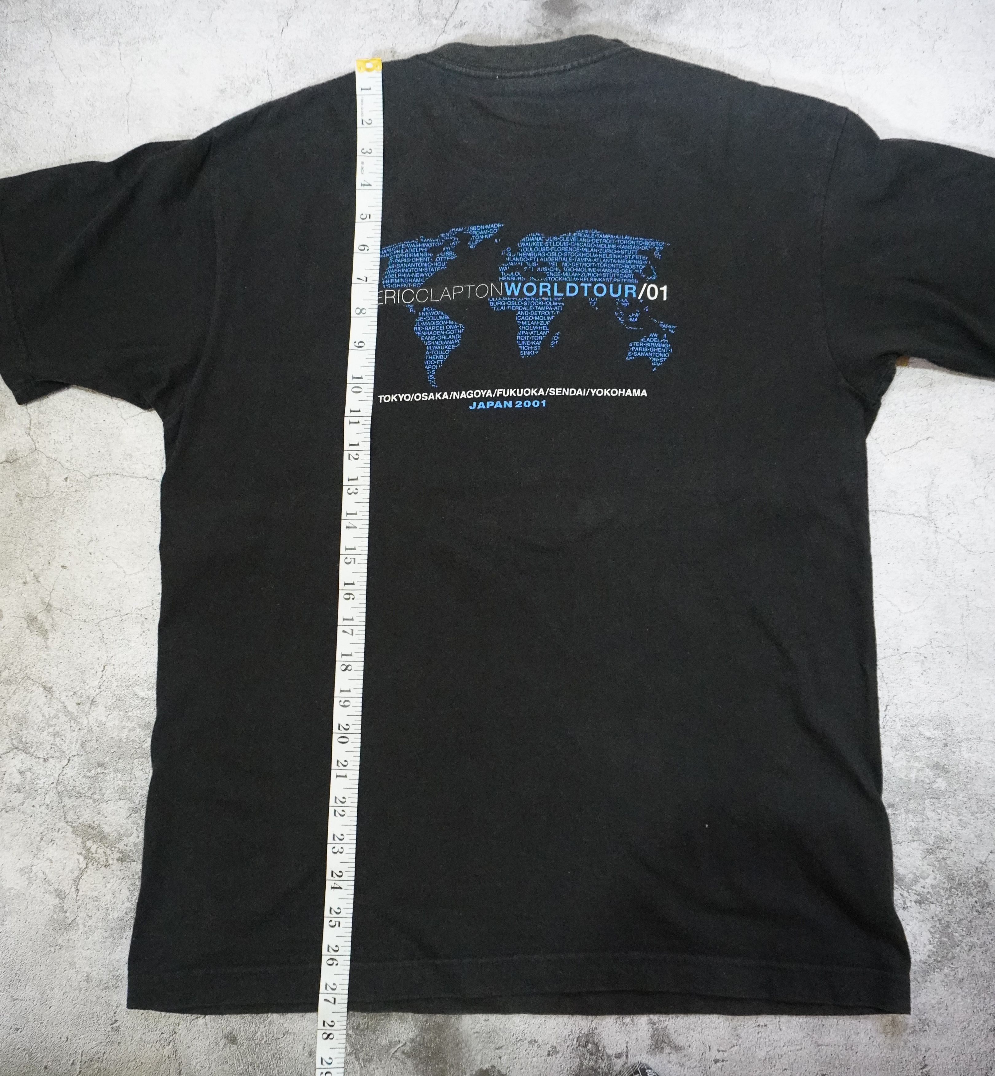 Band Tees Vintage 2001 Eric Clapton Japan Tour T-Shirt Large Size US L / EU 52-54 / 3 - 8 Thumbnail