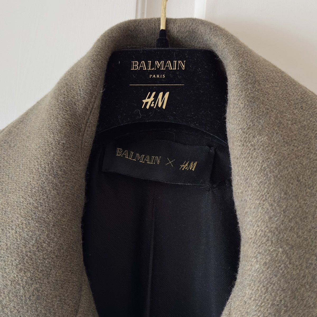 Balmain Balmain x H&M 2015 Double-Breasted Military Wool Coat Size US M / EU 48-50 / 2 - 12 Thumbnail