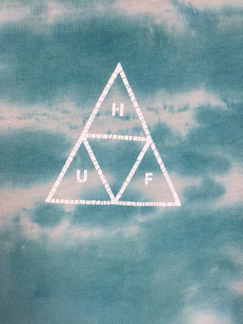 Huf HUF Triple Triangle Logo Tie Dye Skate Tee Size US M / EU 48-50 / 2 - 4 Thumbnail