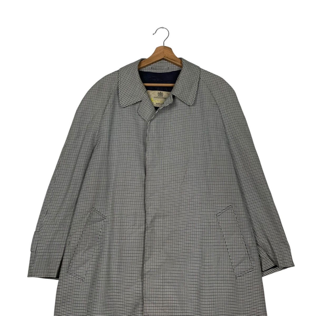 Aquascutum Vintage Aquascutum Houndstooth Trench Coat Size US L / EU 52-54 / 3 - 3 Thumbnail