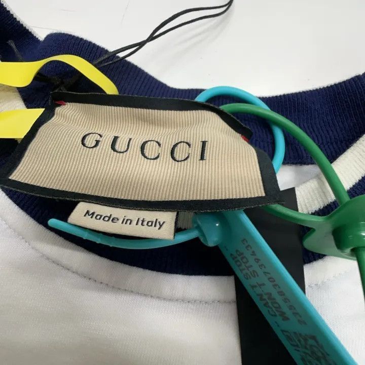 Gucci Gucci Embroidered Logo T-Shirt for Women-2507 Size XS / US 0-2 / IT 36-38 - 3 Thumbnail