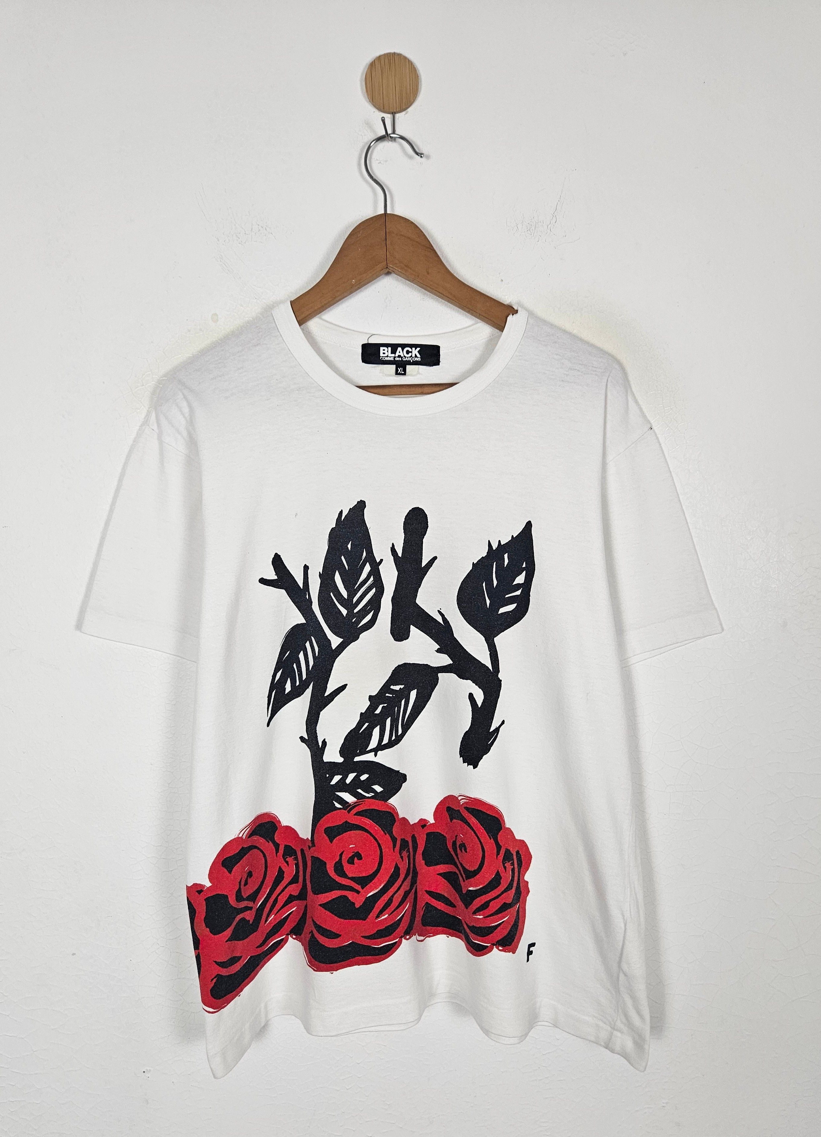 Comme des Garcons Comme Des Garcons Black Rose tee Shirt Size US XL / EU 56 / 4 - 1 Thumbnail