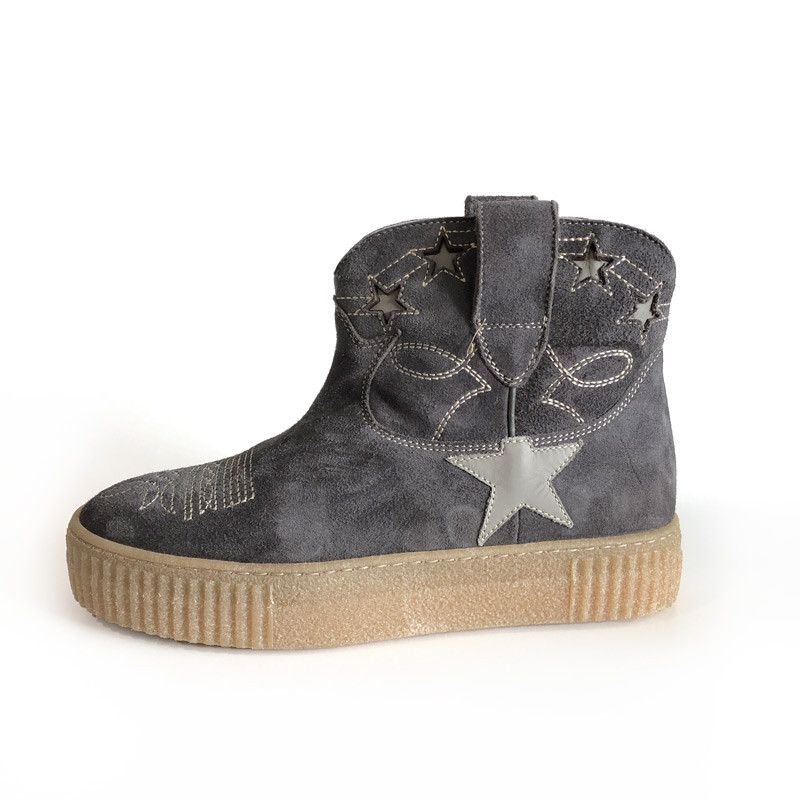 Golden Goose o1y0725 Suede Ankle Boots in Gray Size US 5 / IT 35 - 1 Thumbnail