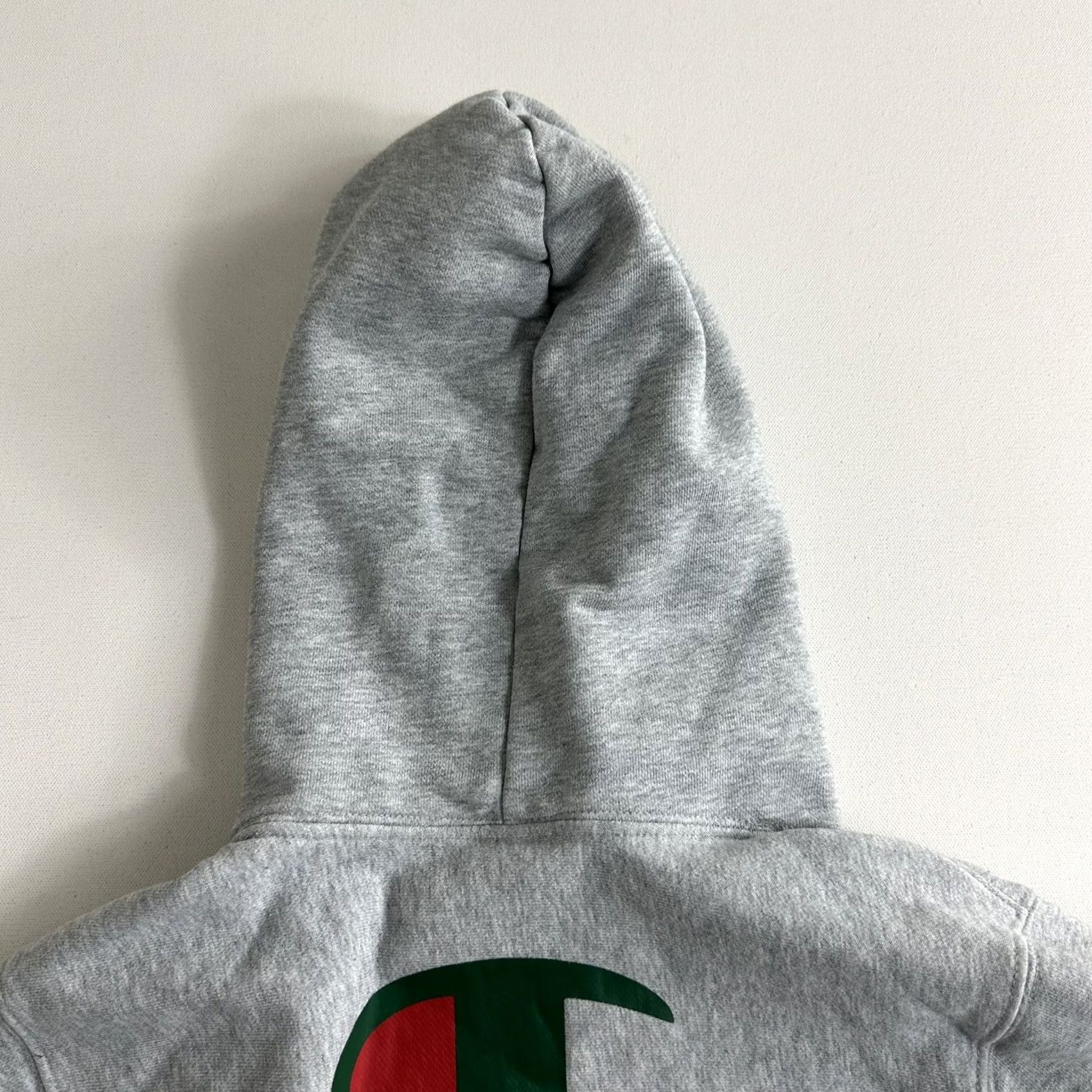 Champion VINTAGE Champion Reverse Weave Hoodie Pullover Double Sided Graphic Red Gray Sweatshirt Sweatshirt (Hooded) Mens S Size US S / EU 44-46 / 1 - 6 Thumbnail