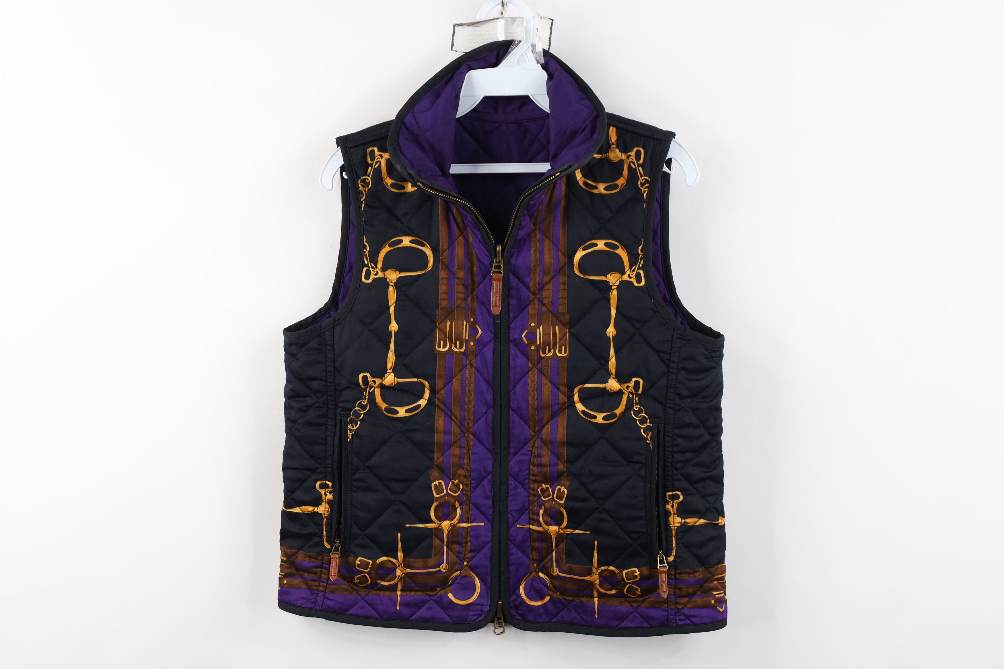 Ralph Lauren Vintage 90s Ralph Lauren Reversible Horse Vest Jacket Size M / US 6-8 / IT 42-44 - 1 Thumbnail