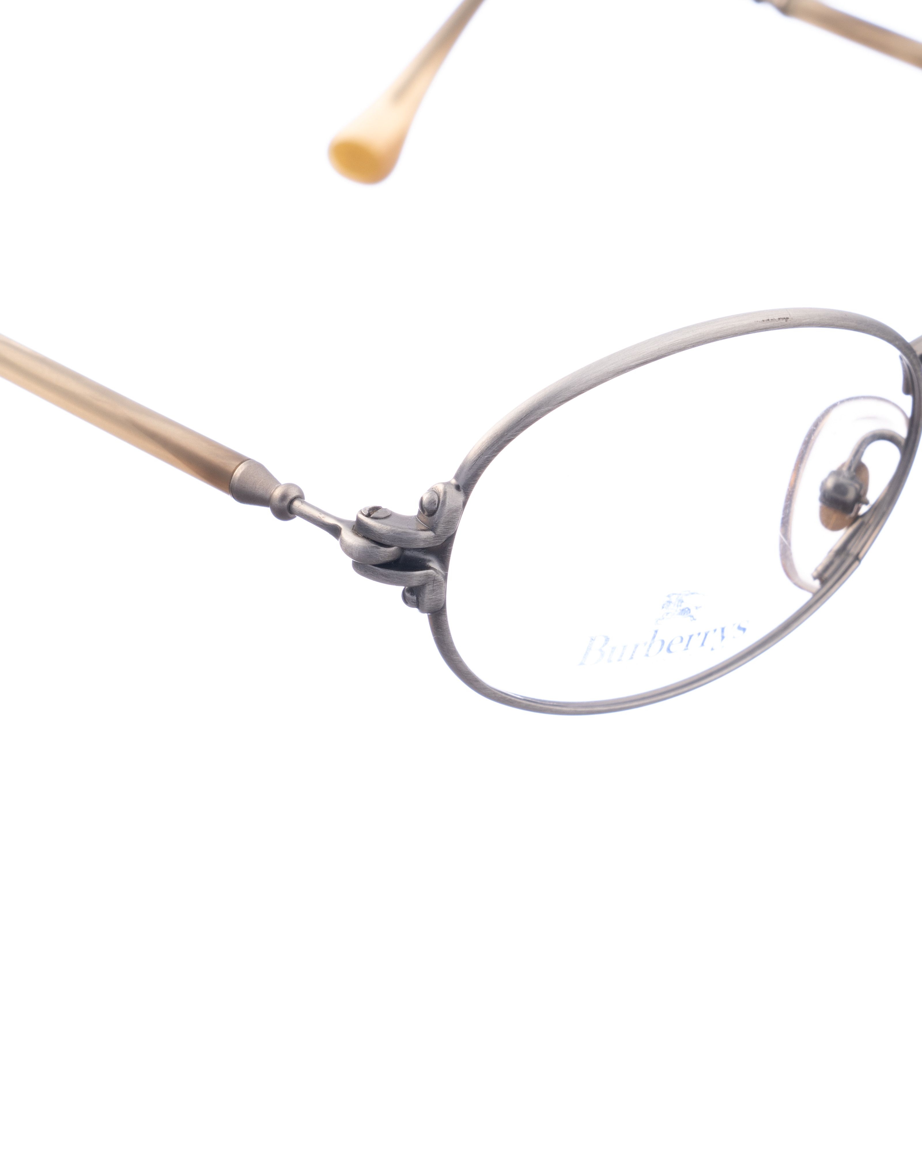 Burberry Burberry 90s Silver Matte Metal Glasses Size ONE SIZE - 2 Thumbnail