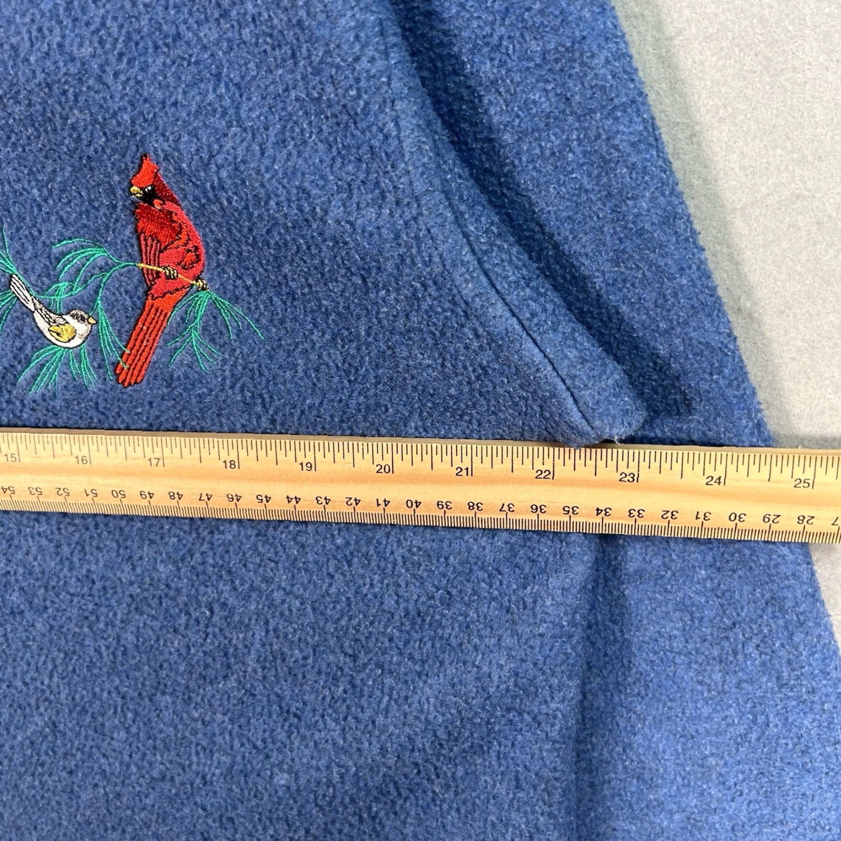 Vintage VINTAGE 90s Scandia Woods Fleece Cardinal Bird Sweatshirt Womens Large Blue Size L / US 10 / IT 46 - 3 Thumbnail