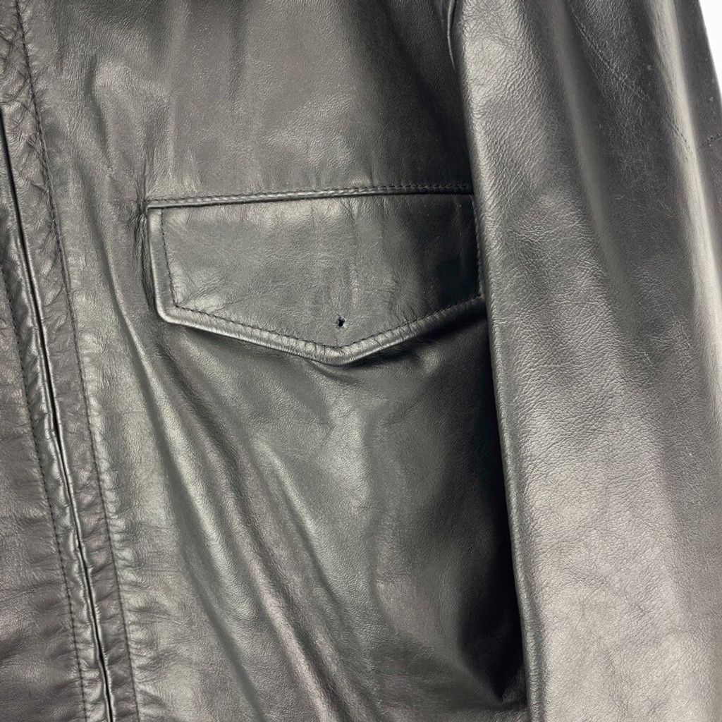 Rudsak RUDSAK Vintage Black Leather Contemporary Bomber Jacket Size US M / EU 48-50 / 2 - 8 Thumbnail