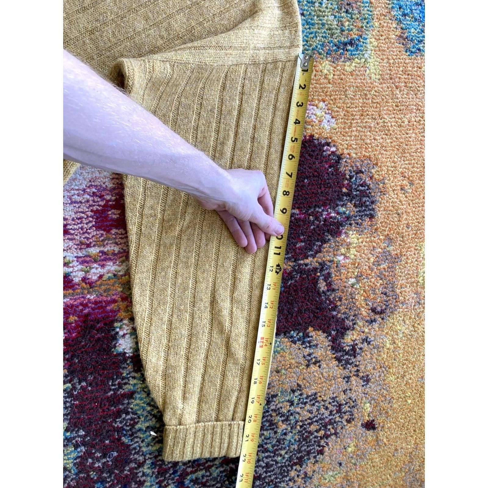 Eddie Bauer Vintage Eddie Bauer Sweater Mens Large Tall Yellow Wool Blend Ribbed Knit Size US L / EU 52-54 / 3 - 7 Thumbnail