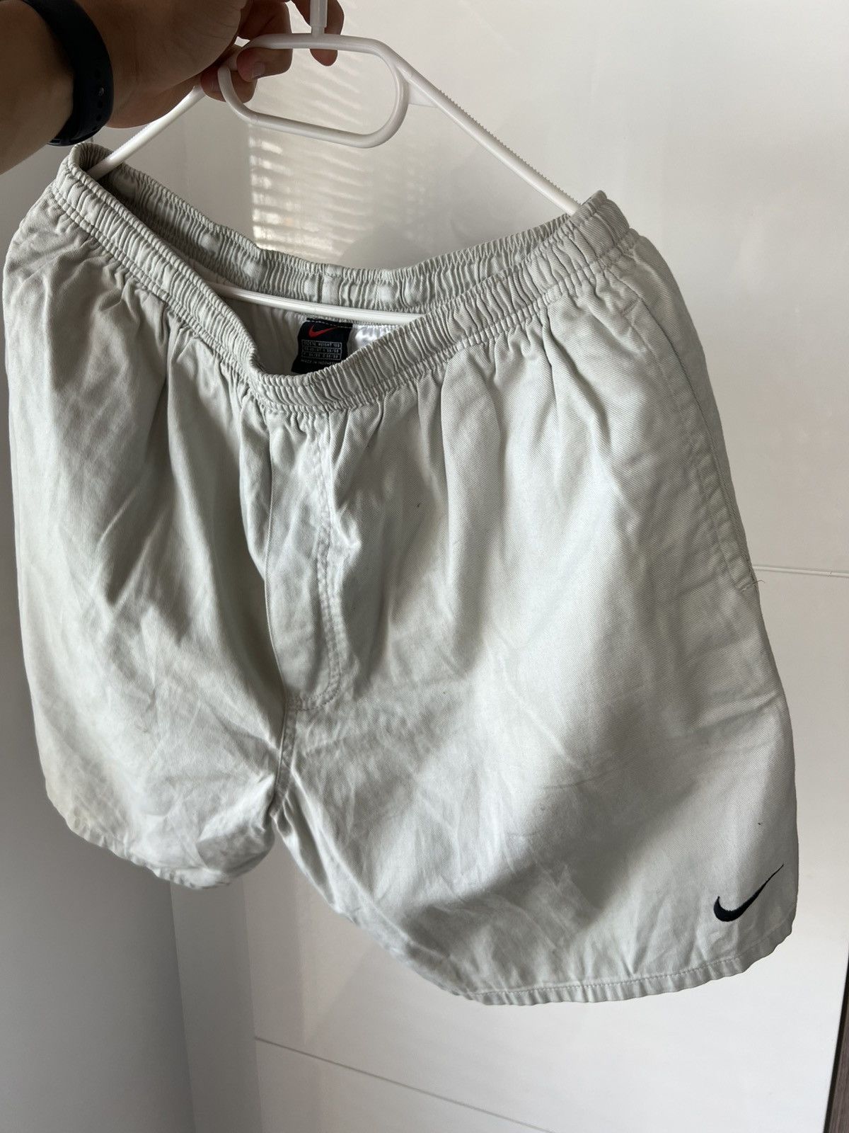 Nike VINTAGE ‼️ Nike knit Logo Summer 90s Black Tag Shorts Size US 36 / EU 52 - 1 Thumbnail