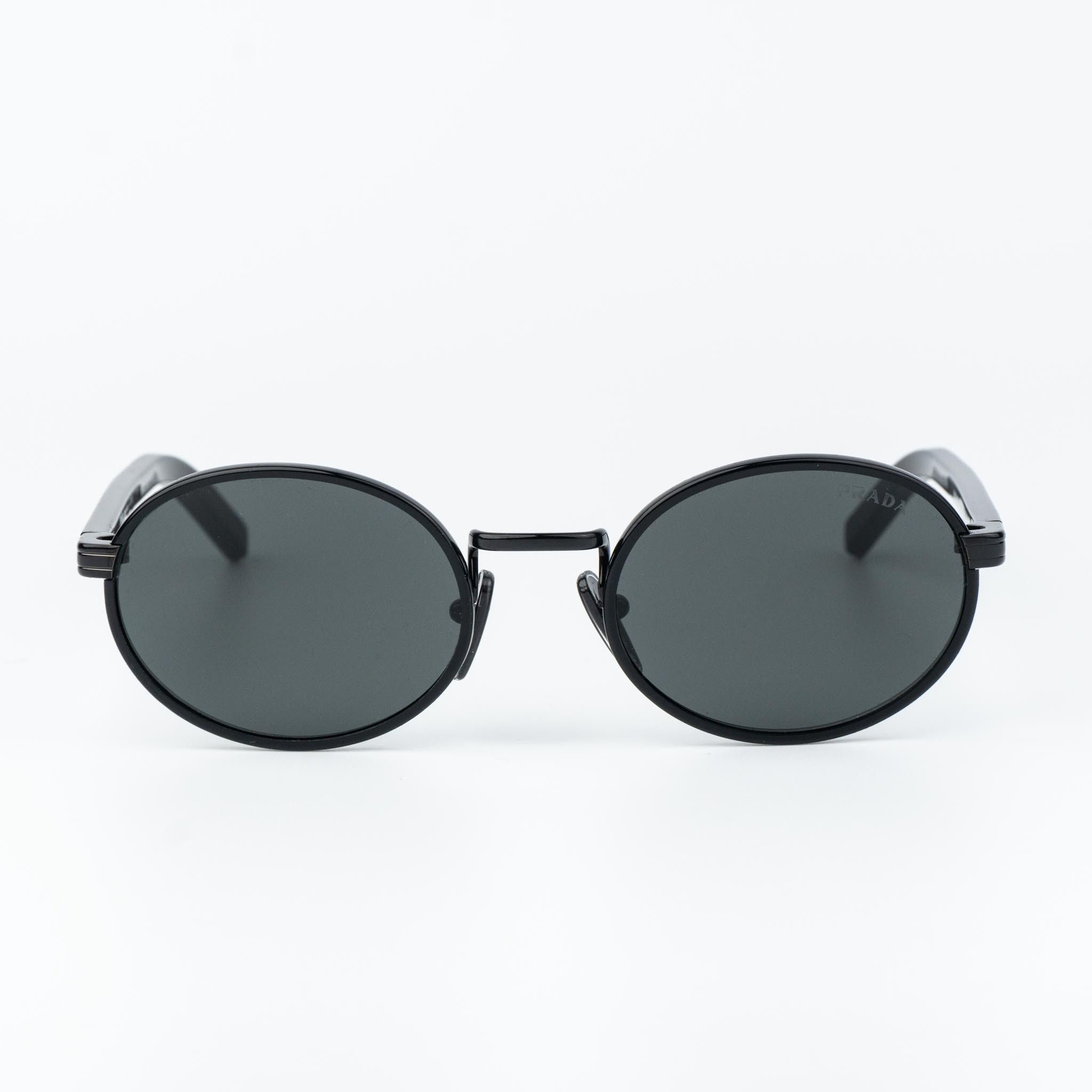 Prada Prada Women Sunglasses Oval PRB56S AAV08Z NEW AUTHENTIC Size ONE SIZE - 3 Thumbnail