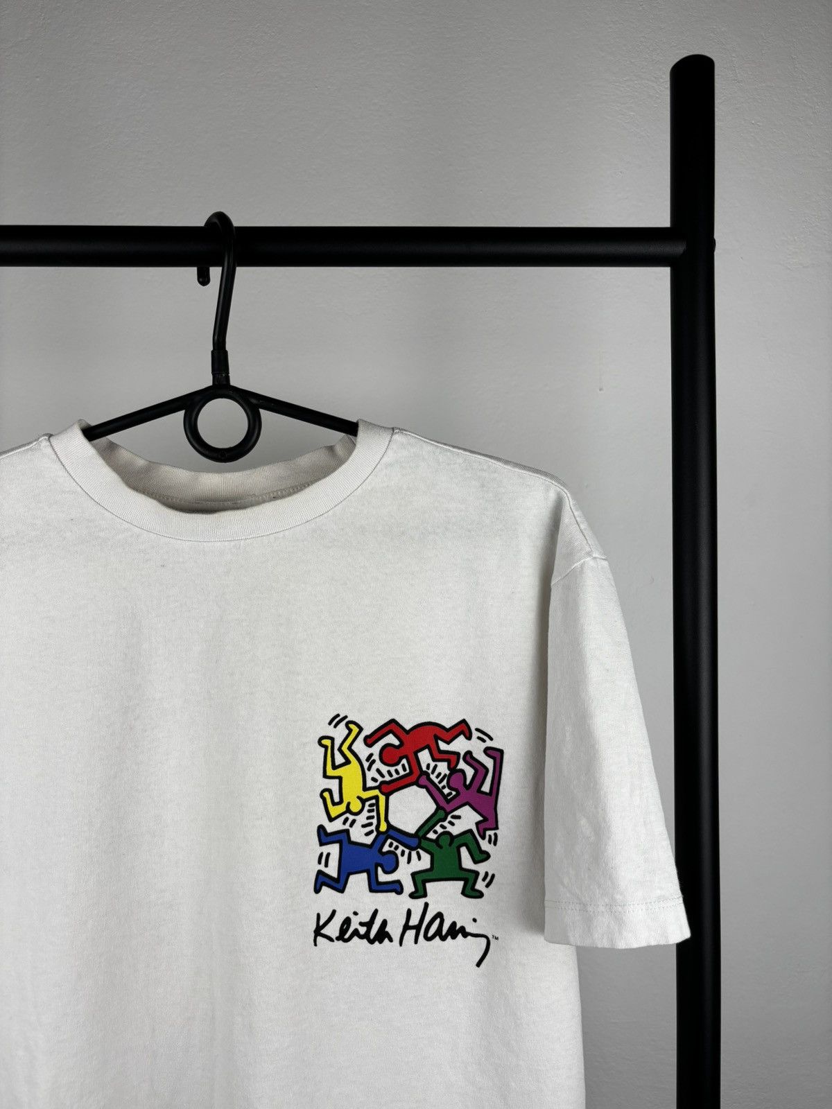 Keith Haring × Vintage Keith Haring big logo t shirt size XL Size US XL / EU 56 / 4 - 3 Thumbnail
