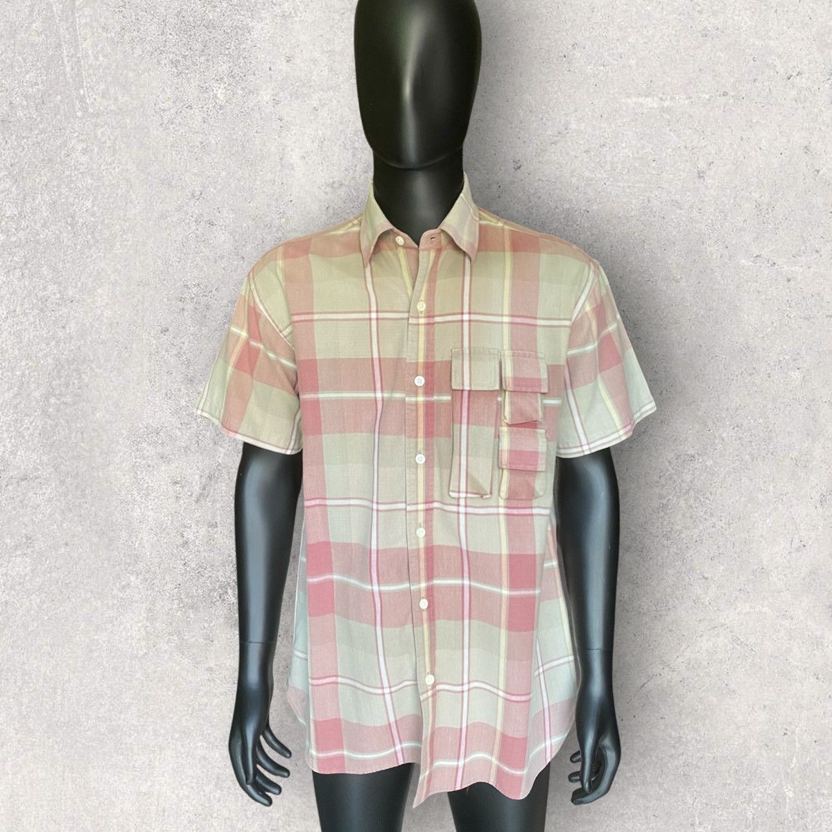 General Research Vintage 1999 Utility Plaid Shirt Size US M / EU 48-50 / 2 - 2 Thumbnail