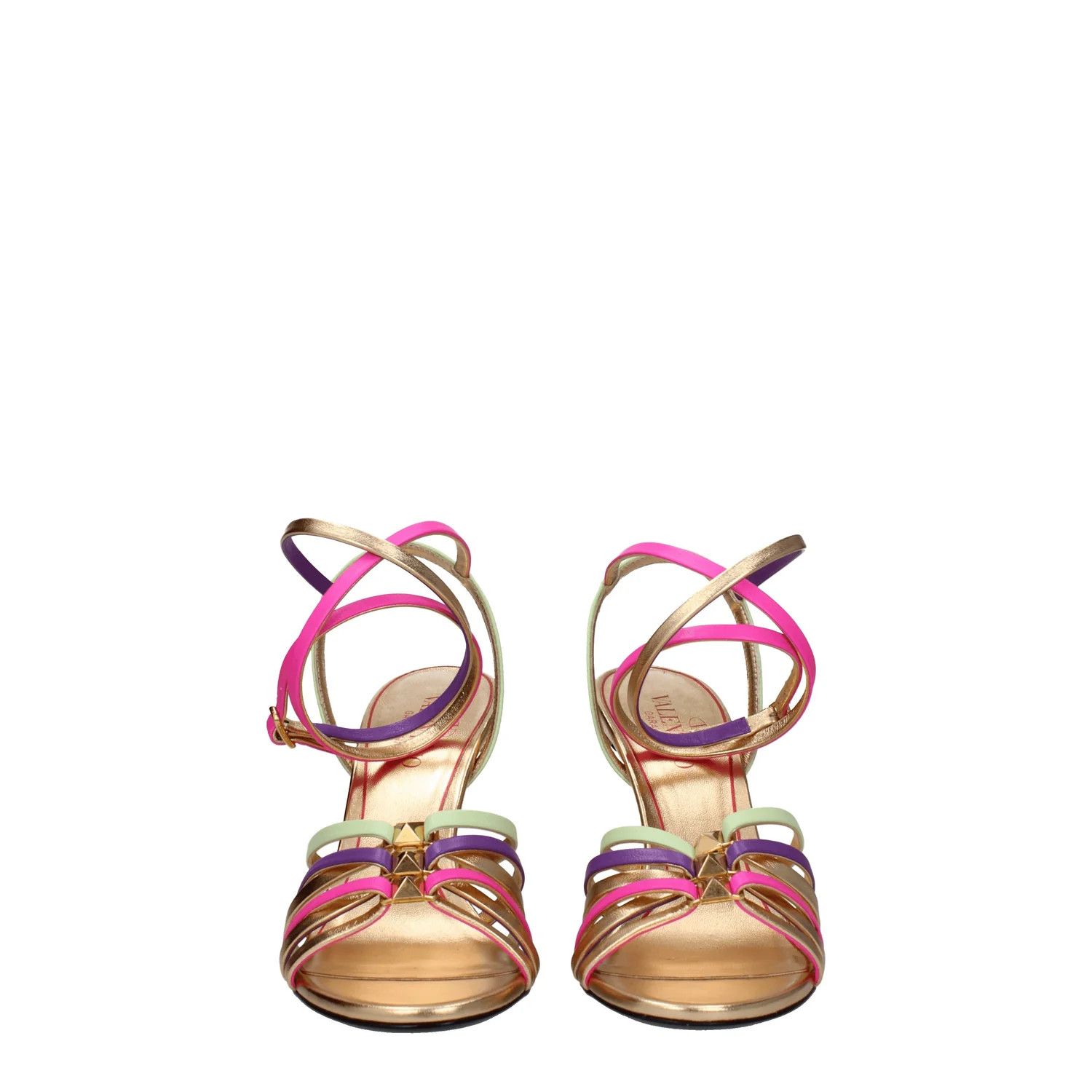 Valentino ob1o1e1224 Leather Sandals in Multicolor Size US 8 / IT 38 - 3 Thumbnail
