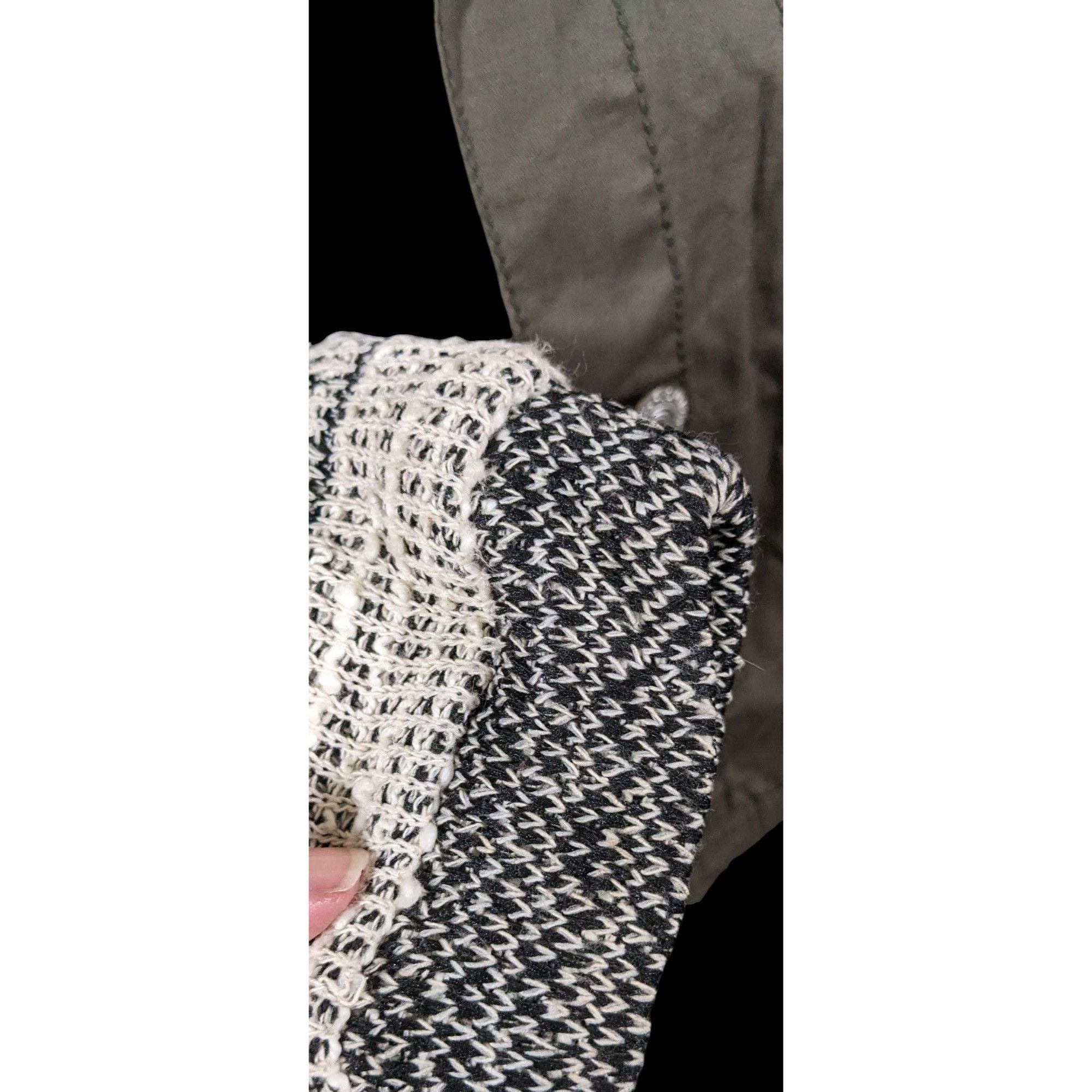 Other 90s Grunge Style Green And Grey Hooded Jacket by Wallflower Size M / US 6-8 / IT 42-44 - 4 Thumbnail