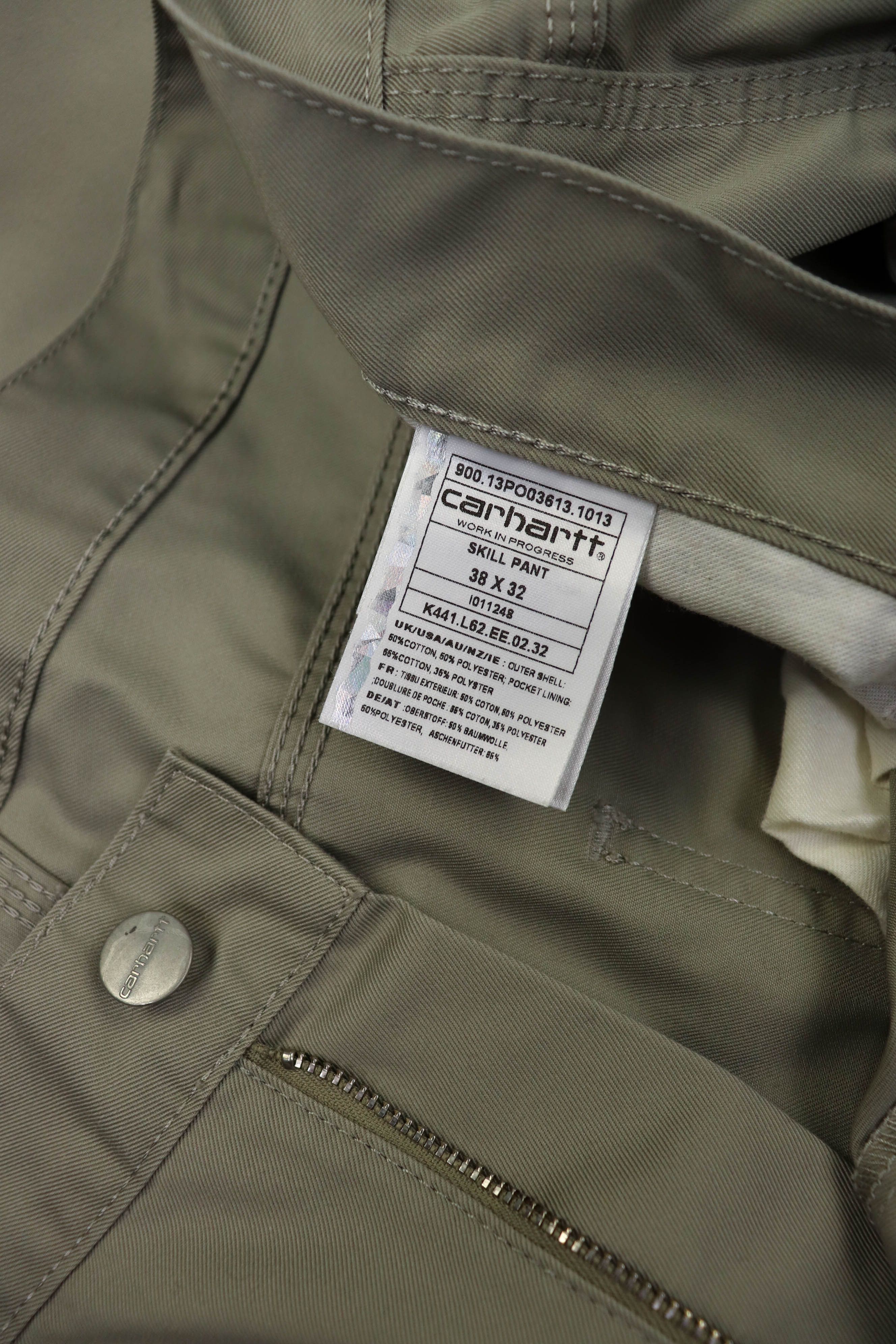 Carhartt Carhartt WIP Sand Beige Cotton Blend Skill Pant Size US 38 / EU 54 - 9 Thumbnail