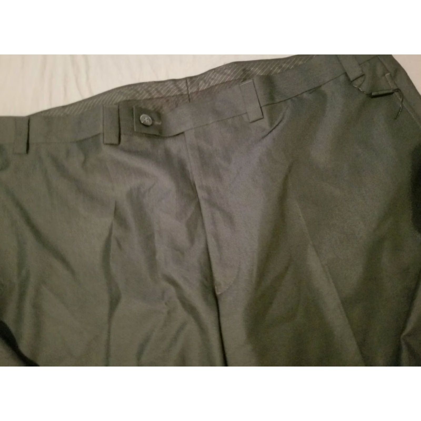 Calvin Klein VINTAGE? Calvin Klein Dress Pants Mens Black 40x32 Chino Slack Trouser Bed? Size US 40 / EU 56 - 5 Thumbnail