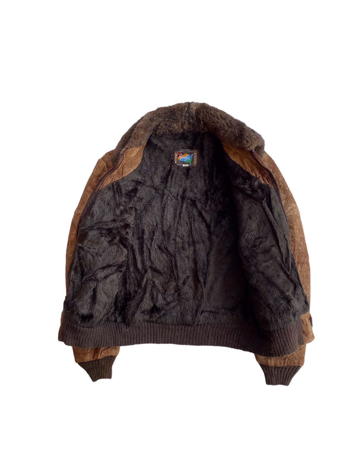 Schott Vintage 70s Garsel Bomber Shearling Jacket Size US M / EU 48-50 / 2 - 3 Thumbnail