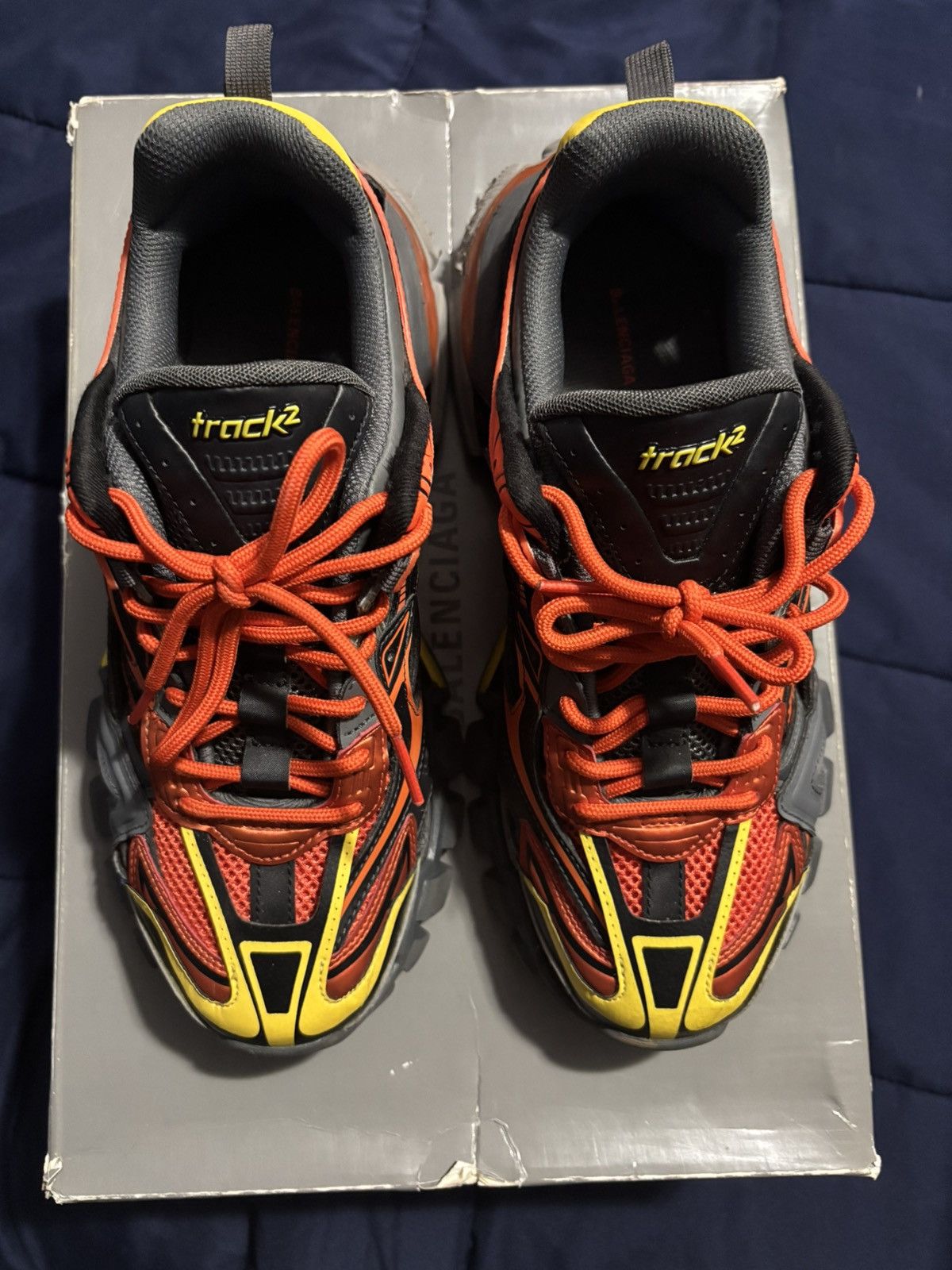 Balenciaga balenciaga track 2 orange Size US 8 / EU 41 - 2 Thumbnail