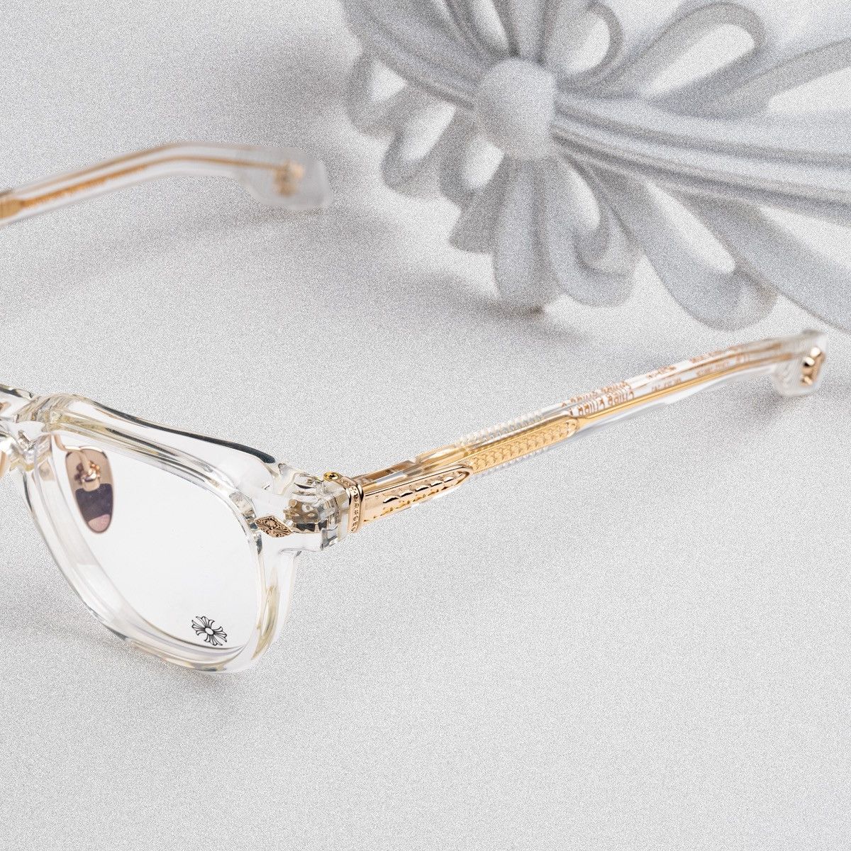 Chrome Hearts CHROME HEARTS CHIRP CHIRP-A CRYSTAL- 18KGP GLASSES Size ONE SIZE - 3 Thumbnail