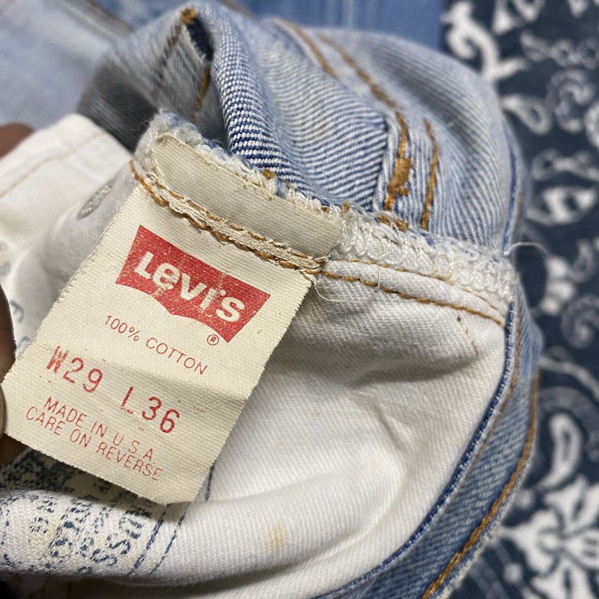 Levi's Vintage 90s Levis 501 Big E Selvedge Jeans Size US 28 / EU 44 - 20 Thumbnail
