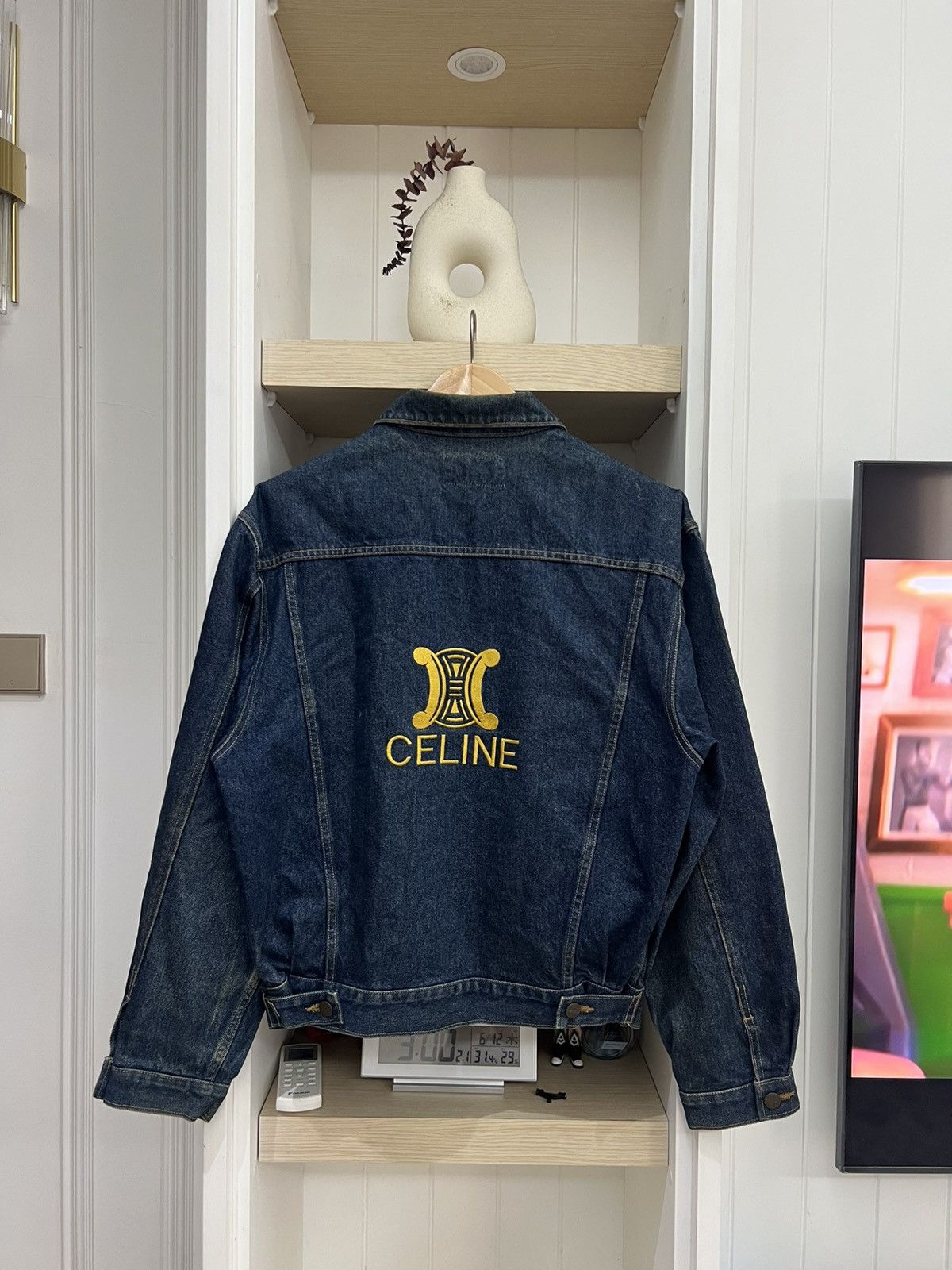 Celine × Designer CELINE DENIM TRUCKER JACKET Size US M / EU 48-50 / 2 - 13 Thumbnail